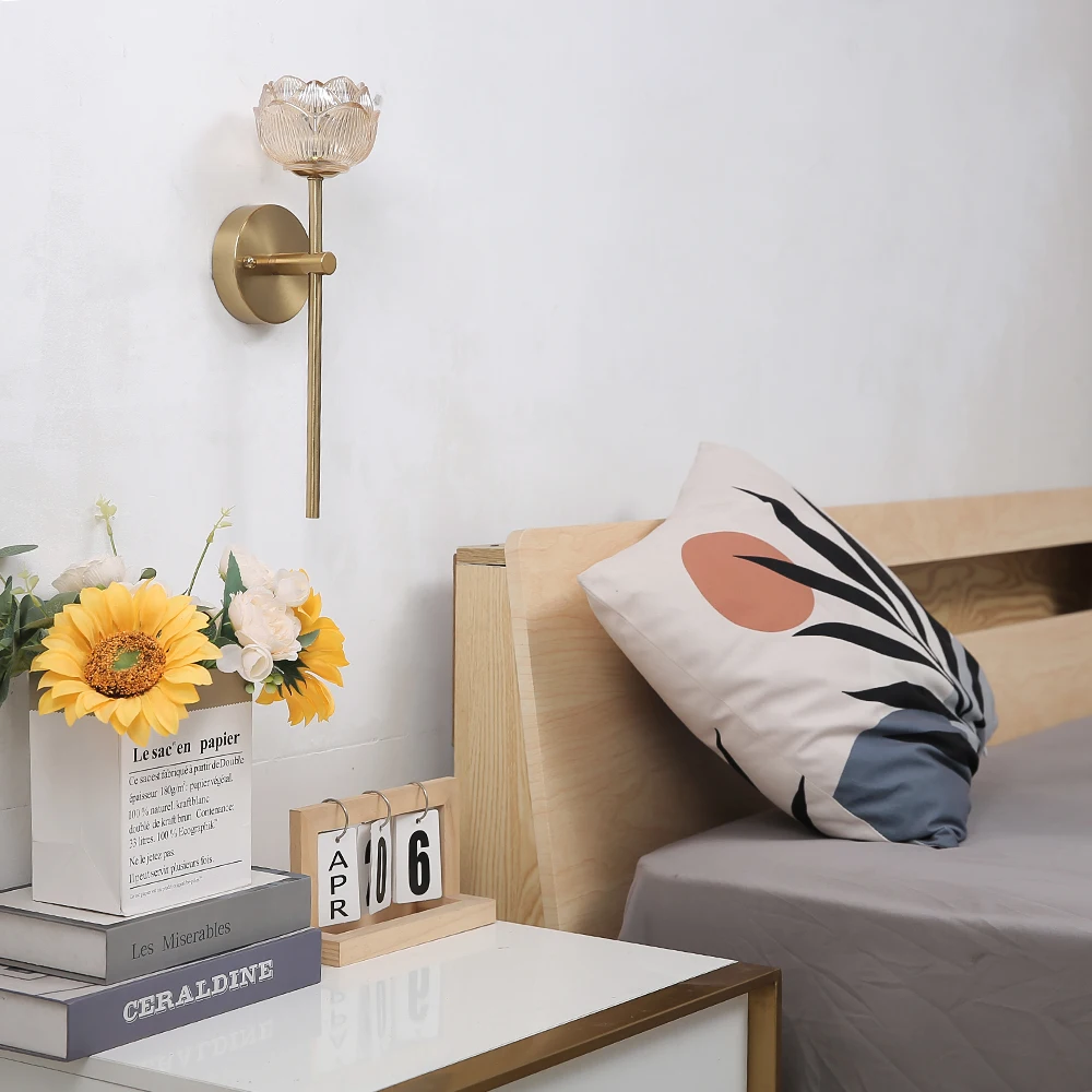 Nordic Luxury Crystal Lotus Wall Lamp Bedroom Bedside Led Indoor Background Light Modern Decor Corridor Lighting Aisel Sconce
Nordic Luxury Crystal Lotus Wall Lamp Bedroom Bedside Led Indoor Background Light Modern Decor Corridor Lighting Aisel Sconce