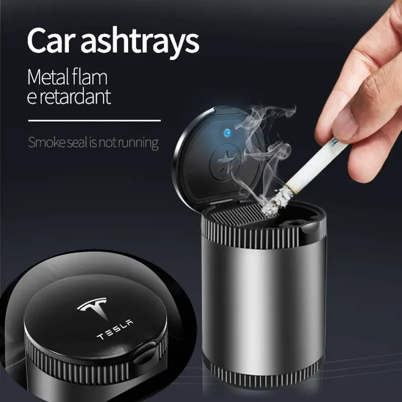 Car Ashtray Cigarette Holder Box for Tesla Model 3 Y S X Roadster P75D P85D P90D P100D Alloy Ash Tray Auto Exterior Accessories
Car Ashtray Cigarette Holder Box for Tesla Model 3 Y S X Roadster P75D P85D P90D P100D Alloy Ash Tray Auto Exterior Accessories