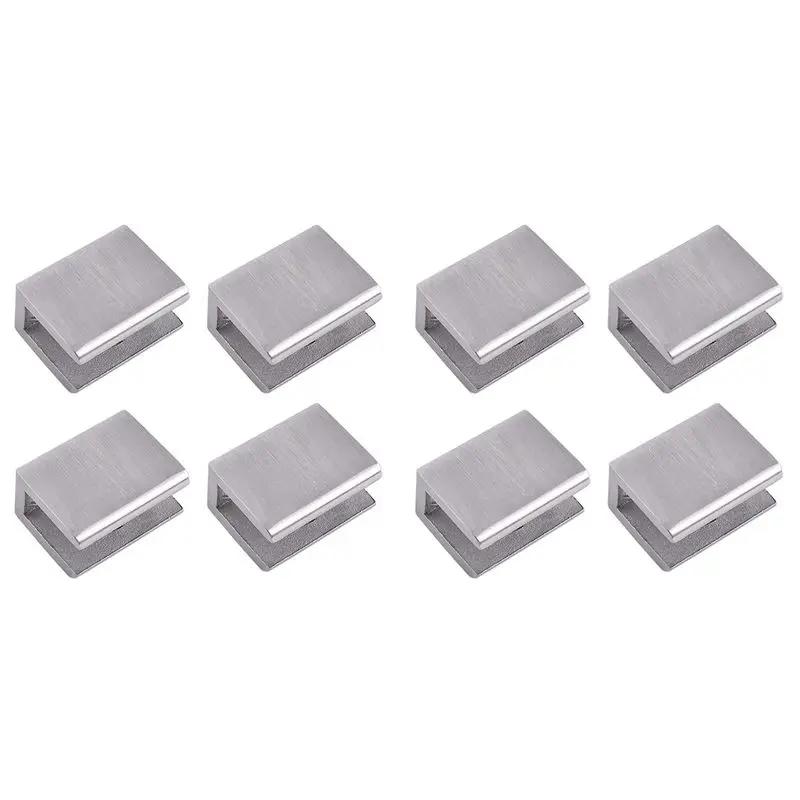 ABBY-8Pcs Adjustable 304 Stainless Steel Glass Shelf Brackets Glass Clip Clamp Support 0.23 - 0.35Inch Brushed Finished
ABBY-8Pcs Adjustable 304 Stainless Steel Glass Shelf Brackets Glass Clip Clamp Support 0.23 - 0.35Inch Brushed Finished