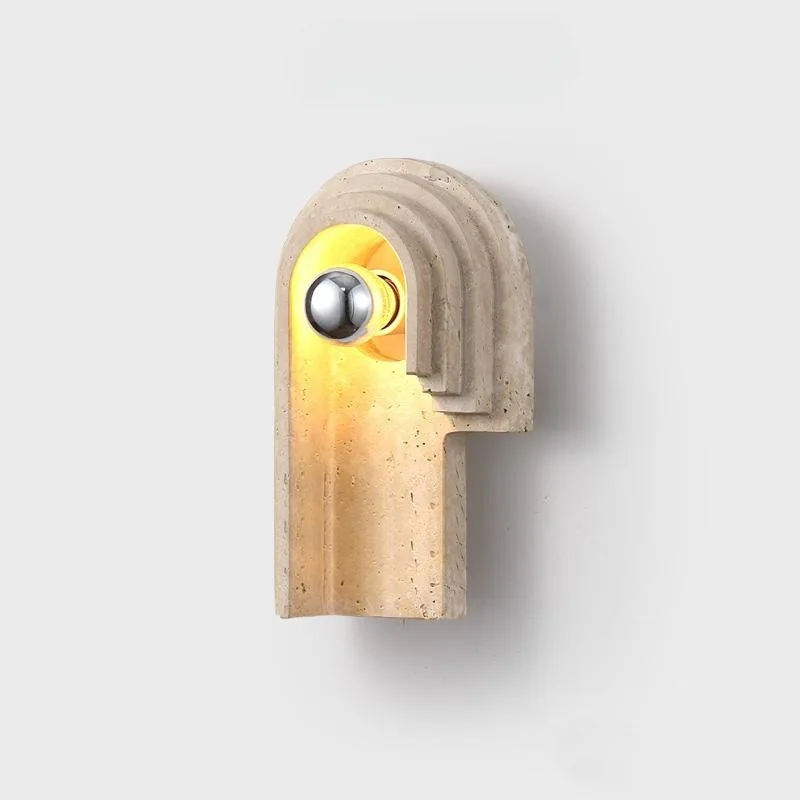 Wabi-Sabi Retro Irregular Arched Travertine LED Wall Lamp - for Hotel Entrance, Show Flat, Corridor & Balcony
Wabi-Sabi Retro Irregular Arched Travertine LED Wall Lamp - for Hotel Entrance, Show Flat, Corridor & Balcony