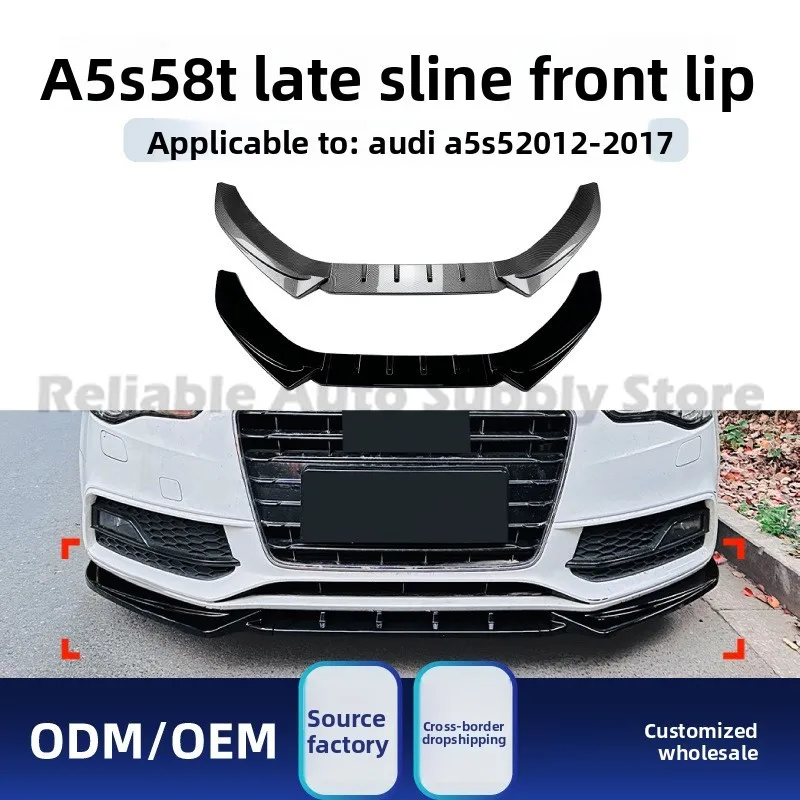 For Audi A5 S5 8T Sline 2012-17 AMG Front Bumper Lip Spoiler Splitter Cover Styling Upgrade Black/Carbon Fiber Grain for Choose
For Audi A5 S5 8T Sline 2012-17 AMG Front Bumper Lip Spoiler Splitter Cover Styling Upgrade Black/Carbon Fiber Grain for Choose