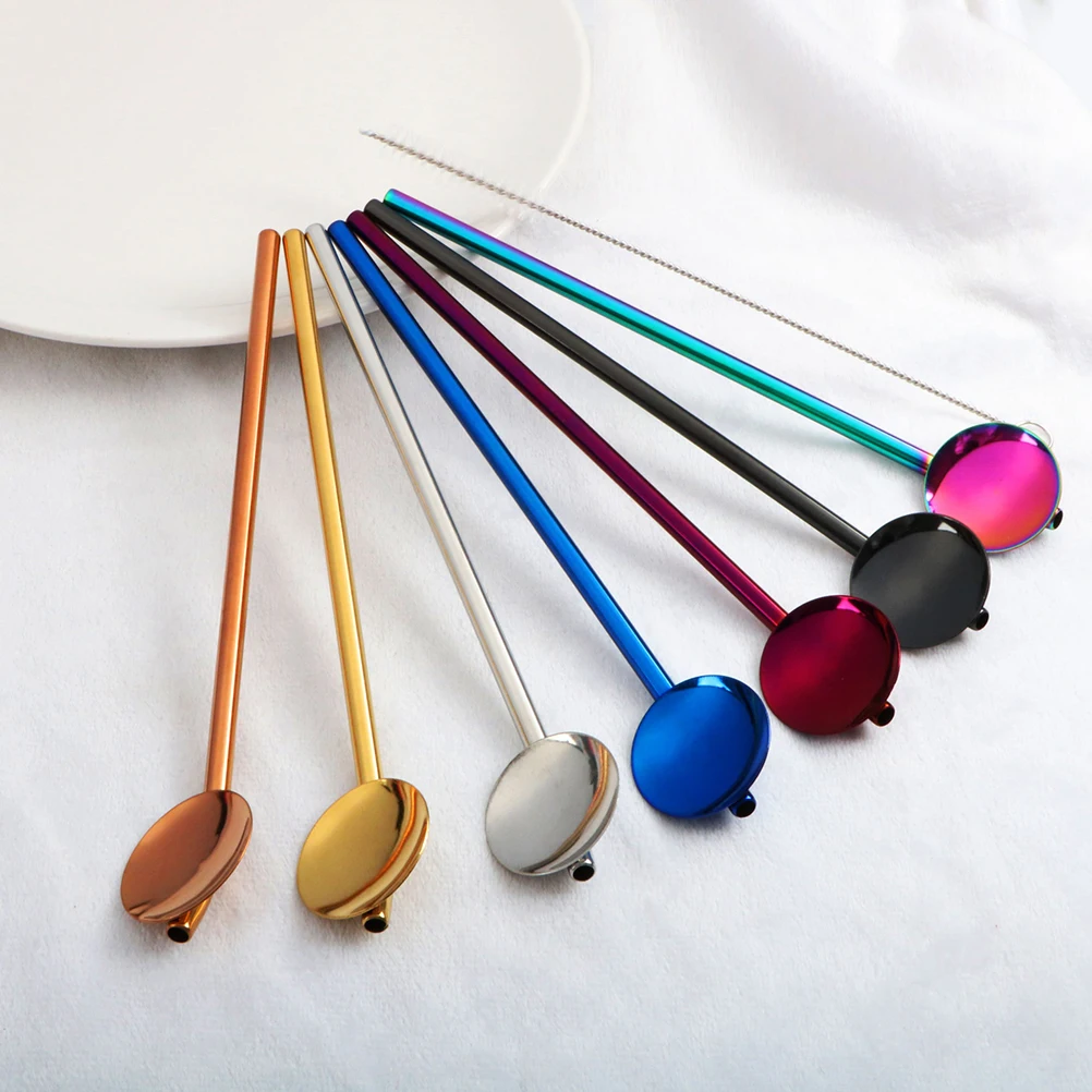 Stainless Steel Straw 304 Metal Drinking Spoon for Coffee Tea Reusable Spoon Straw Eco Mixing Utensil Home Office
Stainless Steel Straw 304 Metal Drinking Spoon for Coffee Tea Reusable Spoon Straw Eco Mixing Utensil Home Office