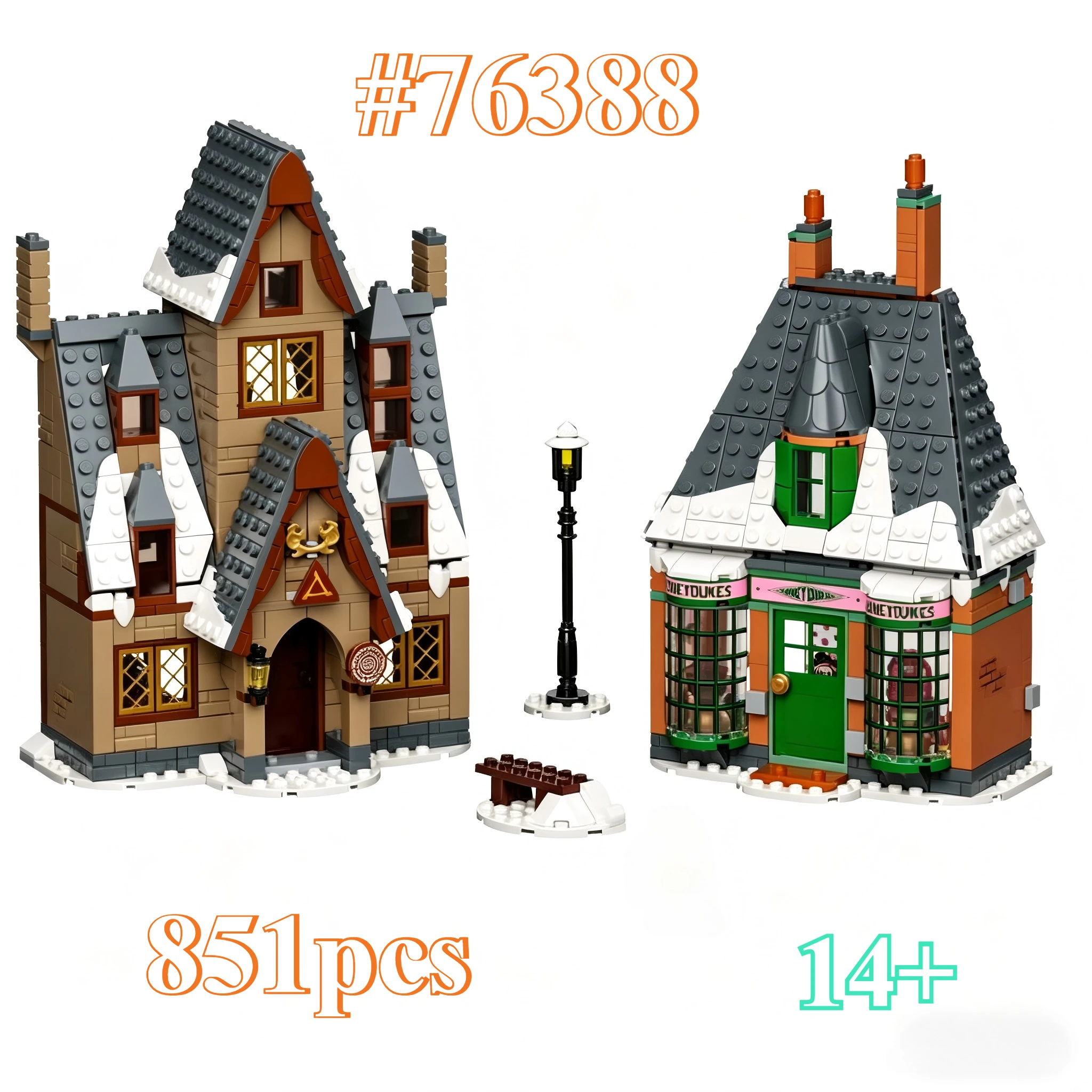 Explore The Magic Village 76388 Building Blocks Sets Suitable for Birthday Gifts Compatible with Legoed Particles ,851pcs.
Explore The Magic Village 76388 Building Blocks Sets Suitable for Birthday Gifts Compatible with Legoed Particles ,851pcs.