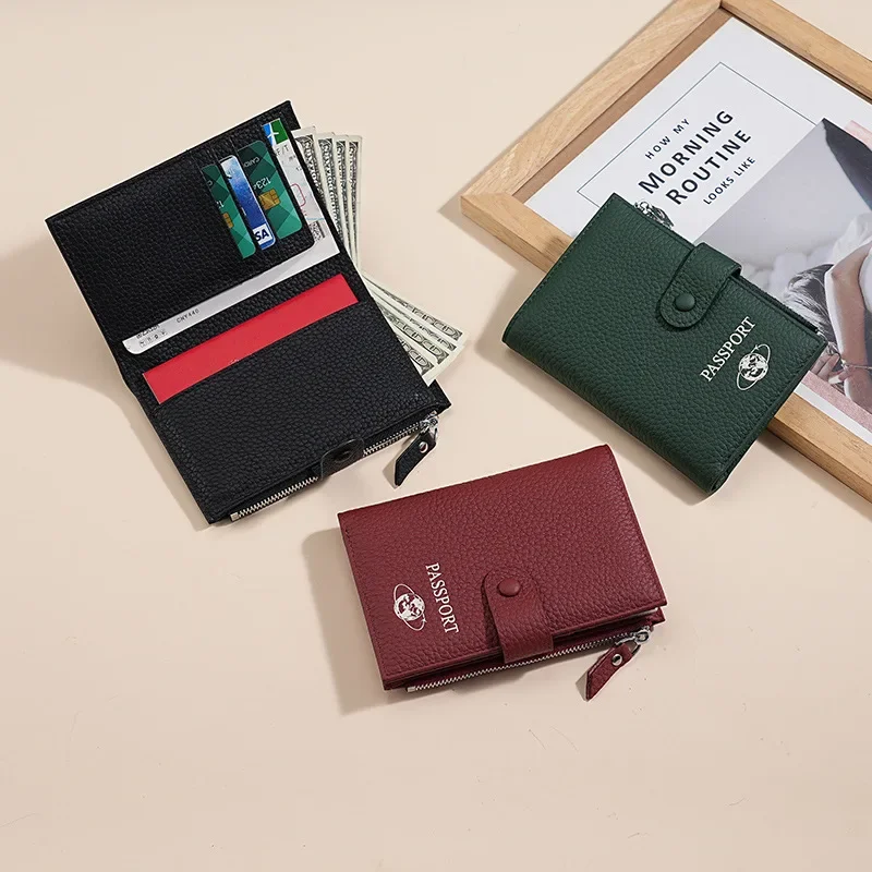 Luxury RFID Passport Wallet Genuine Leather Men Passport Cover Case Men Women Pen Card Holder Zipper Coin Purse Travel Accessory
Luxury RFID Passport Wallet Genuine Leather Men Passport Cover Case Men Women Pen Card Holder Zipper Coin Purse Travel Accessory