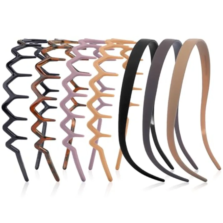 Zig Zag Claw Comb Headbands for Women Girls, Plastic Curly Head Band Thin Hair Band with Teeth, Comfortable Square Headband for
Zig Zag Claw Comb Headbands for Women Girls, Plastic Curly Head Band Thin Hair Band with Teeth, Comfortable Square Headband for