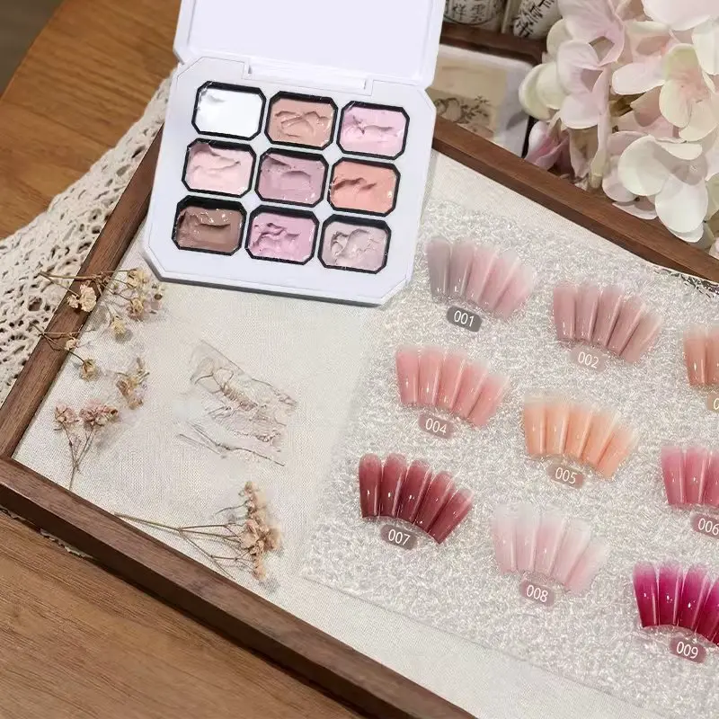 9-цветная розовая серия гель-лаков, УФ-гель для ногтей, французский маникюр, модный полугель-лак с высокой насыщенностью цвета, эксклюзив для салонов.
9-цветная розовая серия гель-лаков, УФ-гель для ногтей, французский маникюр, модный полугель-лак с высокой насыщенностью цвета, эксклюзив для салонов.