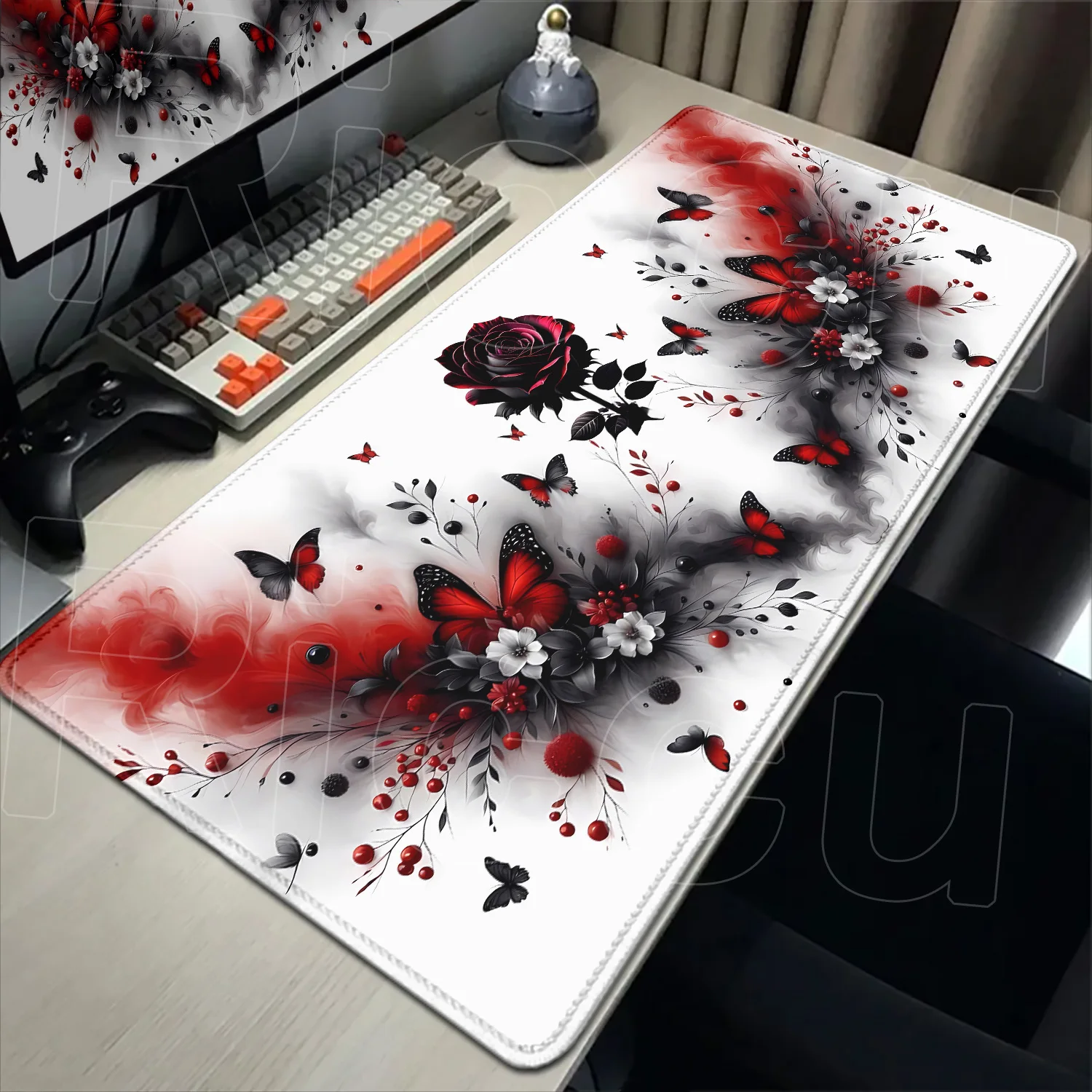 Red Flower Mouse Pad Large Gaming Table Cushion Rose Non-slip Laptop Large 1200x600mm Tablet Mousepad XXL Mat PC Playmat
Red Flower Mouse Pad Large Gaming Table Cushion Rose Non-slip Laptop Large 1200x600mm Tablet Mousepad XXL Mat PC Playmat