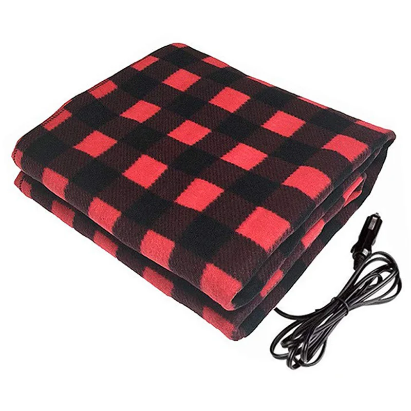 Electric Car Blanket, 12V Heated Fleece Travel Throw Heating Blanket with AC Adapter for Car Auto Supplies RV - Great Cold
Electric Car Blanket, 12V Heated Fleece Travel Throw Heating Blanket with AC Adapter for Car Auto Supplies RV - Great Cold