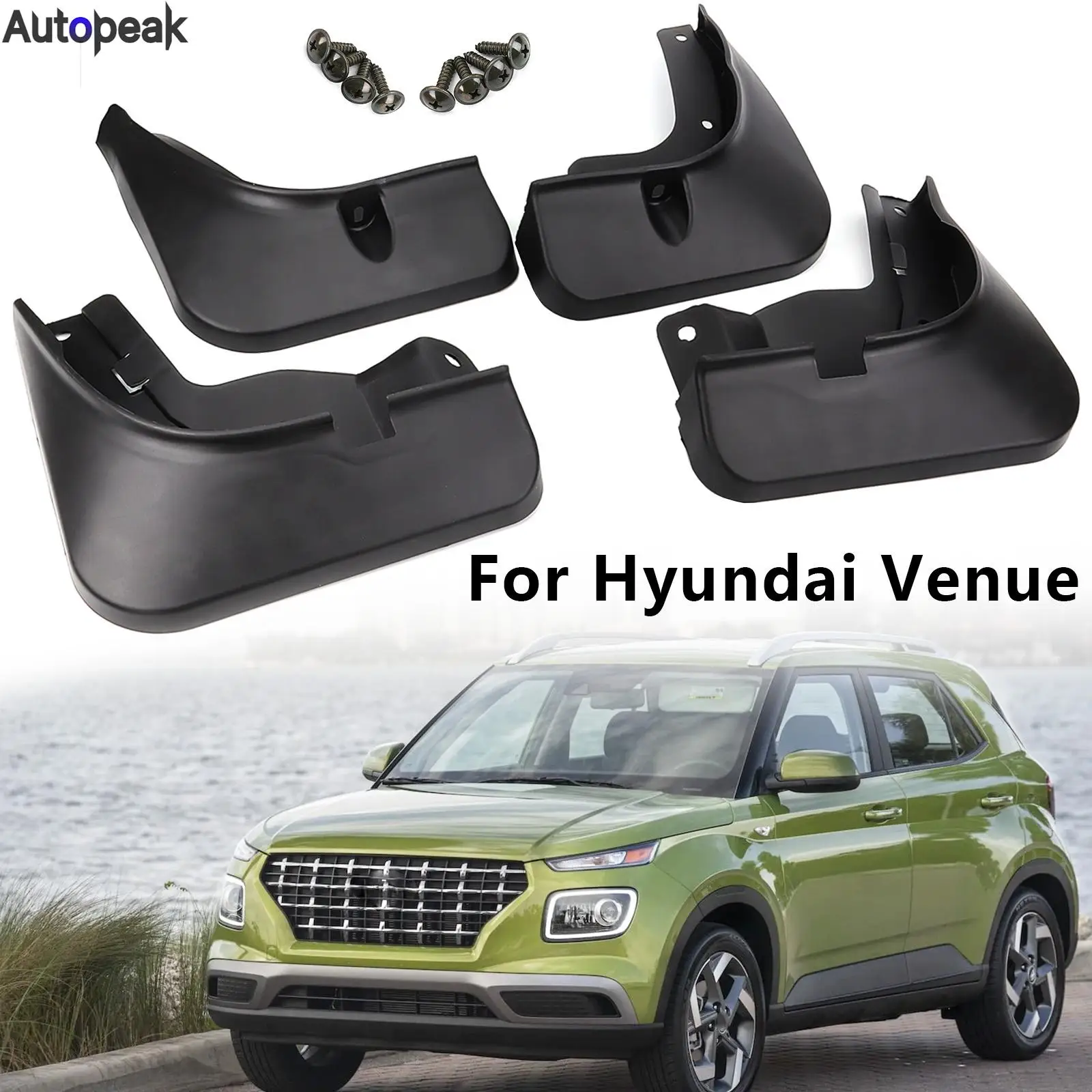 4 брызговики для Hyundai Venue QX 2019 2020 2021 2022 2023, брызговики на крыло, передние и задние брызговики, автомобильные аксессуары
4 брызговики для Hyundai Venue QX 2019 2020 2021 2022 2023, брызговики на крыло, передние и задние брызговики, автомобильные аксессуары