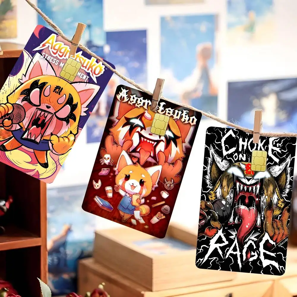 Aggretsuko Anime-Rock Anime Credit Card Skin Stickers No Adhesive Residue Water Proof For VISA Credit Card Subway Access Card
Aggretsuko Anime-Rock Anime Credit Card Skin Stickers No Adhesive Residue Water Proof For VISA Credit Card Subway Access Card
