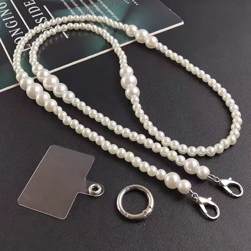 Pearl phone chain hanging rope crossbody can carry women's long back chain phone case hanging rope universal buckle bag chain
Pearl phone chain hanging rope crossbody can carry women's long back chain phone case hanging rope universal buckle bag chain