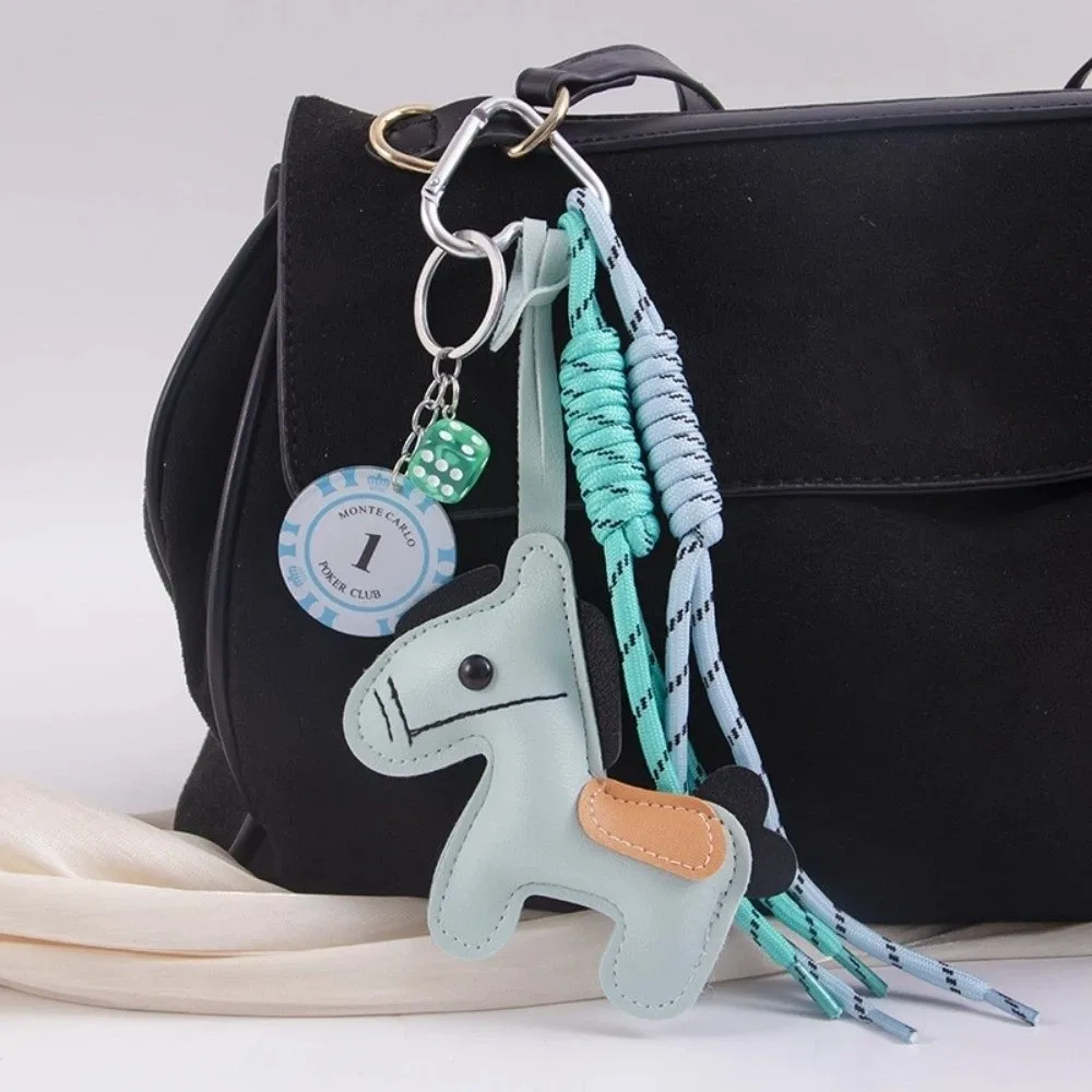 New Charm Leather Pony Keychain Pony Design Creative Braided Rope Pendant Handmade Cute Backpack Pendant Gift Decoration
New Charm Leather Pony Keychain Pony Design Creative Braided Rope Pendant Handmade Cute Backpack Pendant Gift Decoration