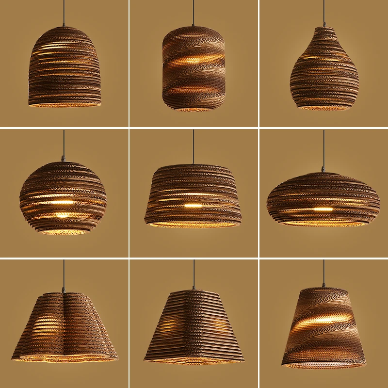 Corrugated style naked chrysalis lamp retro style bar cafe commercial restaurant paper chandelier
Corrugated style naked chrysalis lamp retro style bar cafe commercial restaurant paper chandelier