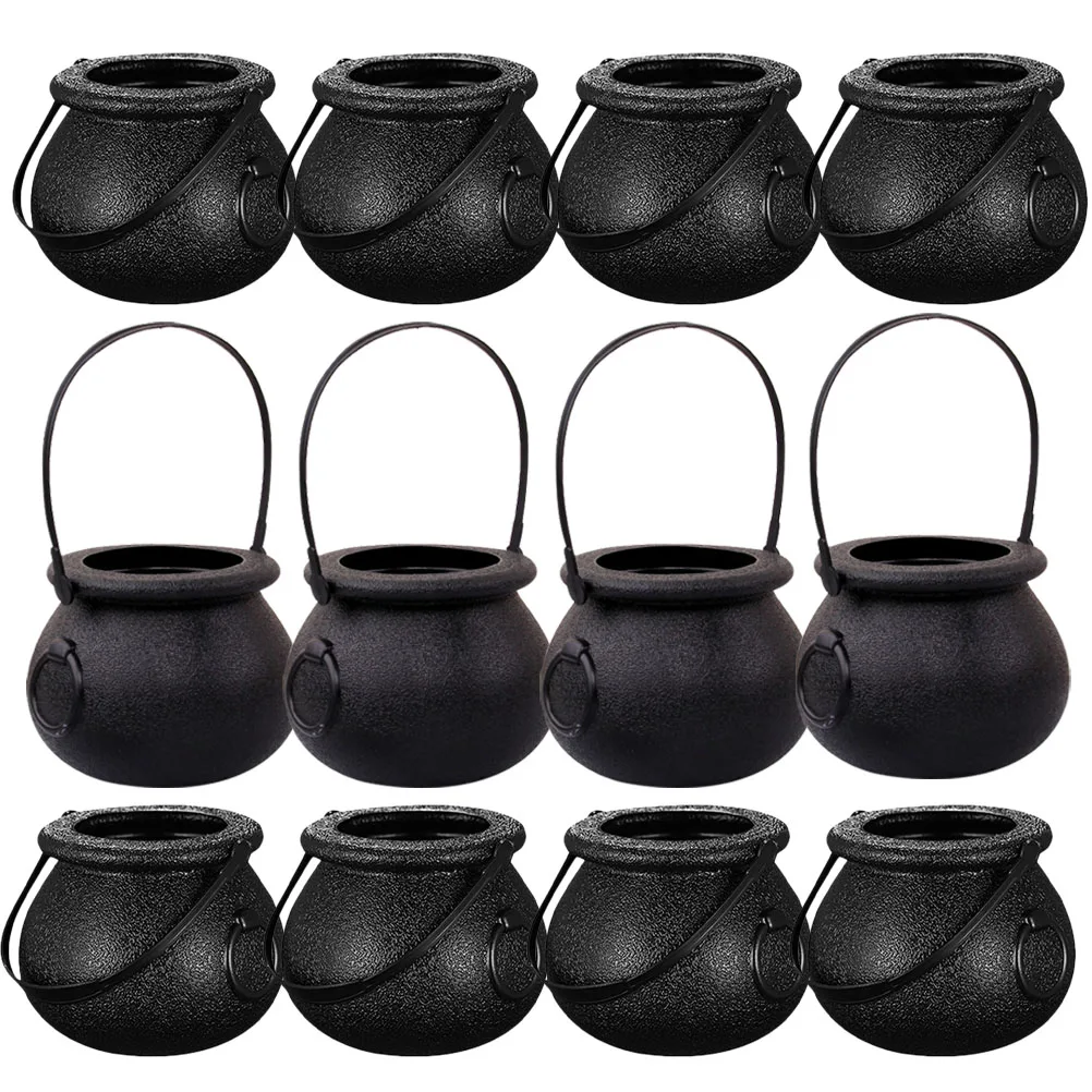 12 Pcs Halloween Candy Jar Cauldron Plastic Mini Buckets Kids Party Gift Decor Candy Container Safe
12 Pcs Halloween Candy Jar Cauldron Plastic Mini Buckets Kids Party Gift Decor Candy Container Safe