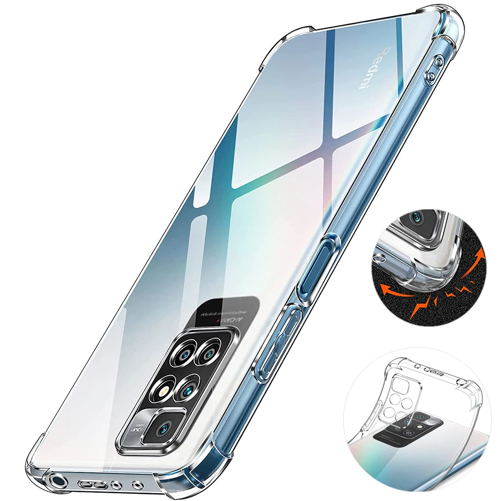 Shockproof Phone Case Cover Clear Soft Silicone Cases For Xiaomi Redmi Note 10 5G
Shockproof Phone Case Cover Clear Soft Silicone Cases For Xiaomi Redmi Note 10 5G