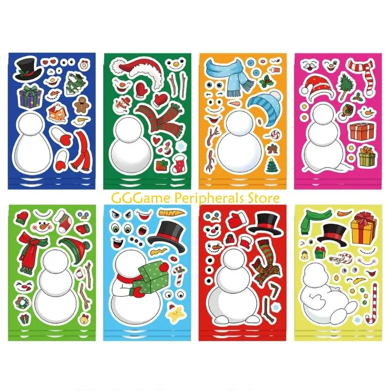 U55B Reusable Snowman Pattern PVC Puzzle Stickers 24PCS Seasonal Decorative For Digital Devices
U55B Reusable Snowman Pattern PVC Puzzle Stickers 24PCS Seasonal Decorative For Digital Devices