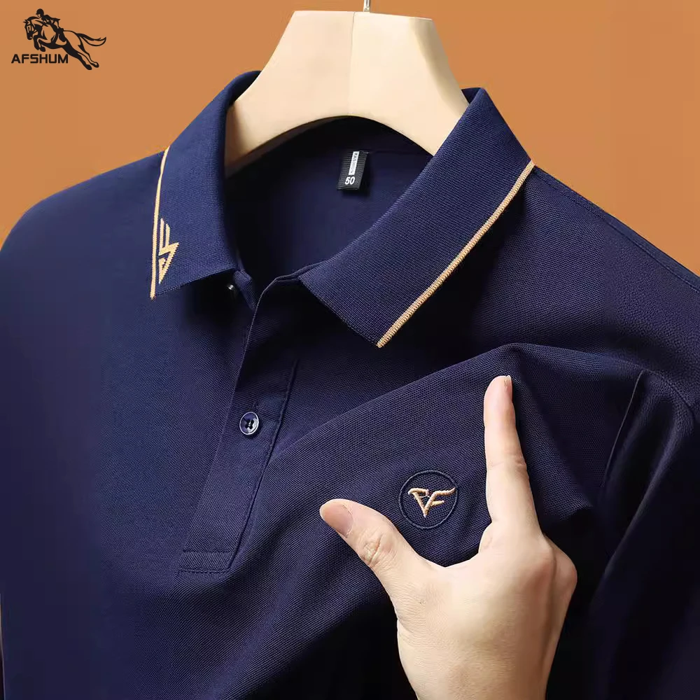 Men's high quality summer new lapel men's short sleeve polo shirt fringe solid color business casual men's polo shirt M-4XL 201
Men's high quality summer new lapel men's short sleeve polo shirt fringe solid color business casual men's polo shirt M-4XL 201