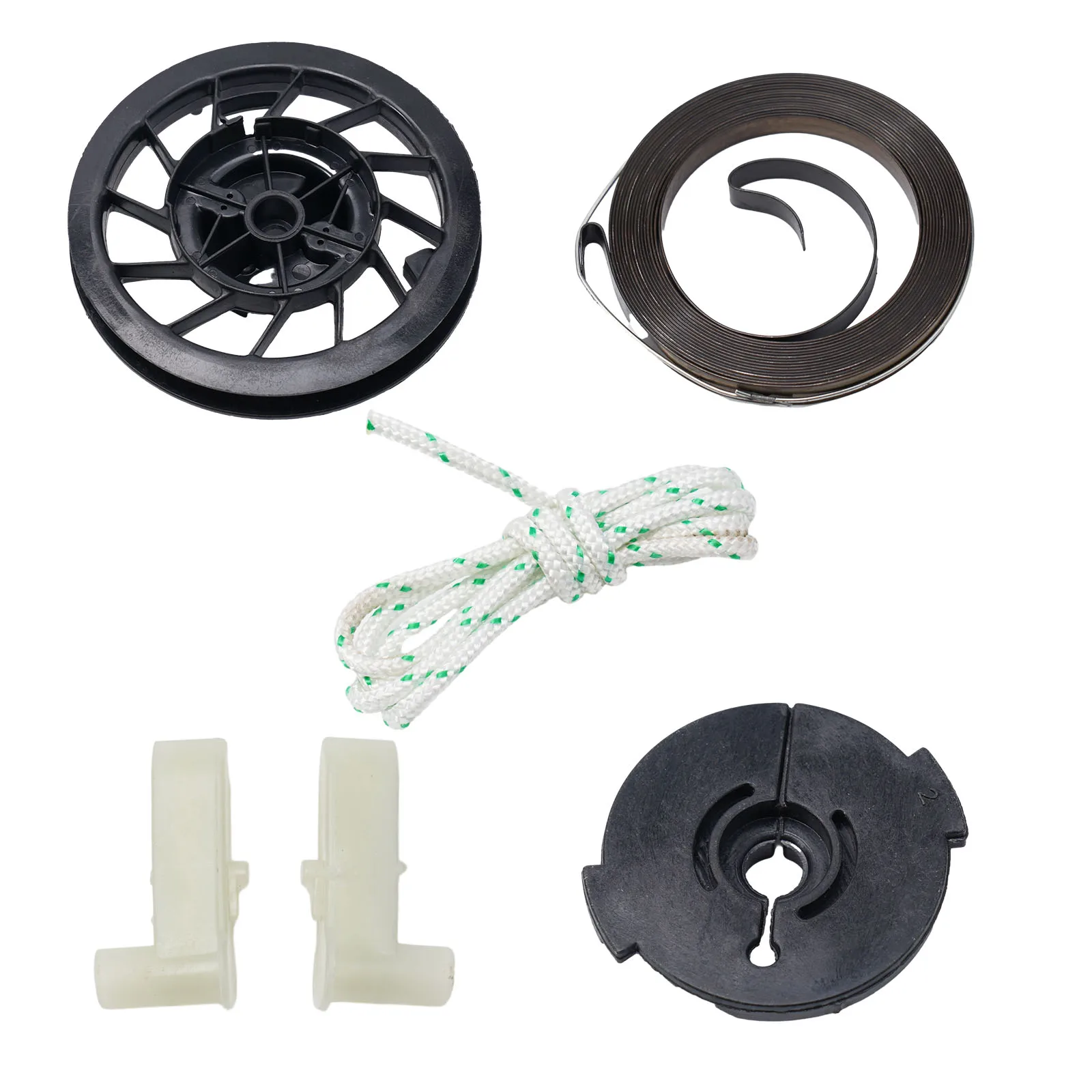 1set Starter Pulley Repair Kit Accessories For 499901 695128 For Classic 35 375 Parts Recoil Spring Assembly Garden Tool Parts
1set Starter Pulley Repair Kit Accessories For 499901 695128 For Classic 35 375 Parts Recoil Spring Assembly Garden Tool Parts
