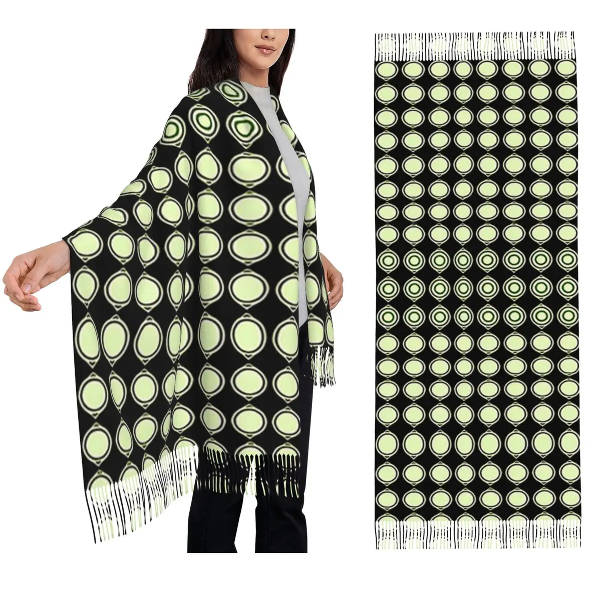 Клеточные сетки, матрица. Цифровой шарф с символами пикселей, шарфы с кисточками, женские мягкие теплые шали и накидки, длинная осенне-зимняя шаль
Клеточные сетки, матрица. Цифровой шарф с символами пикселей, шарфы с кисточками, женские мягкие теплые шали и накидки, длинная осенне-зимняя шаль