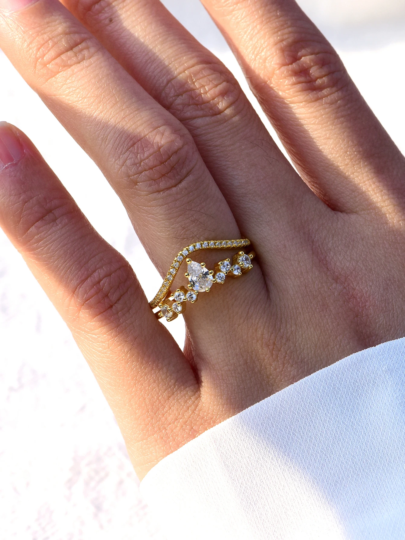 S925 Sterling Silver 0.5CT Water Drop Moissanite Ring Fine Jewelry Suitable for Gift Giving Personalized Fashion Birthday Gift
S925 Sterling Silver 0.5CT Water Drop Moissanite Ring Fine Jewelry Suitable for Gift Giving Personalized Fashion Birthday Gift