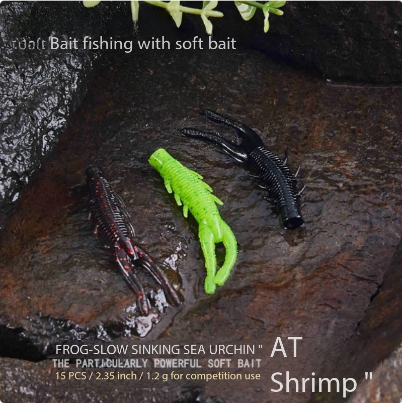 Zombie NED Floating Shrimp Soft Lure Salt Scent High Elastic Ned Rig Pond Bass Fishing Tackle
Zombie NED Floating Shrimp Soft Lure Salt Scent High Elastic Ned Rig Pond Bass Fishing Tackle