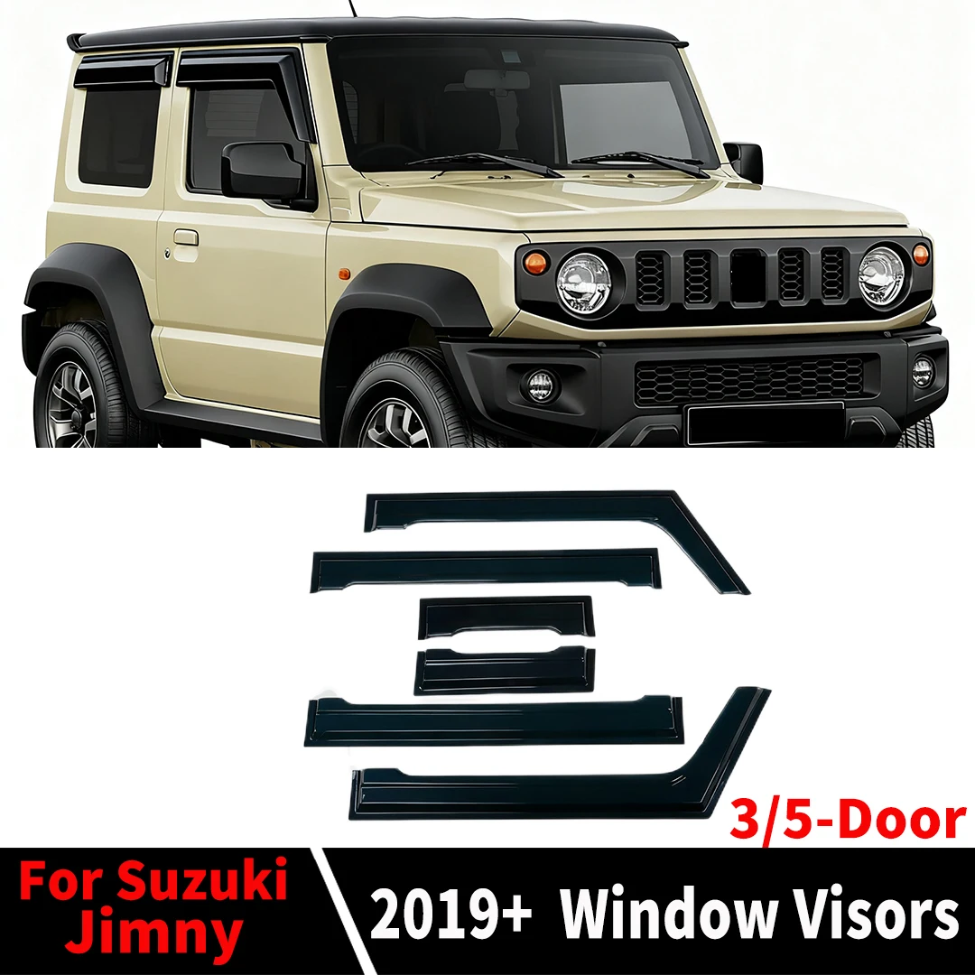 Window Visors For Suzuki Jimny 2019-2025 3 Door or 5 Door JB64 JG74 Sport Modification Body Kit Tuning Accessories Refit Trim
Window Visors For Suzuki Jimny 2019-2025 3 Door or 5 Door JB64 JG74 Sport Modification Body Kit Tuning Accessories Refit Trim