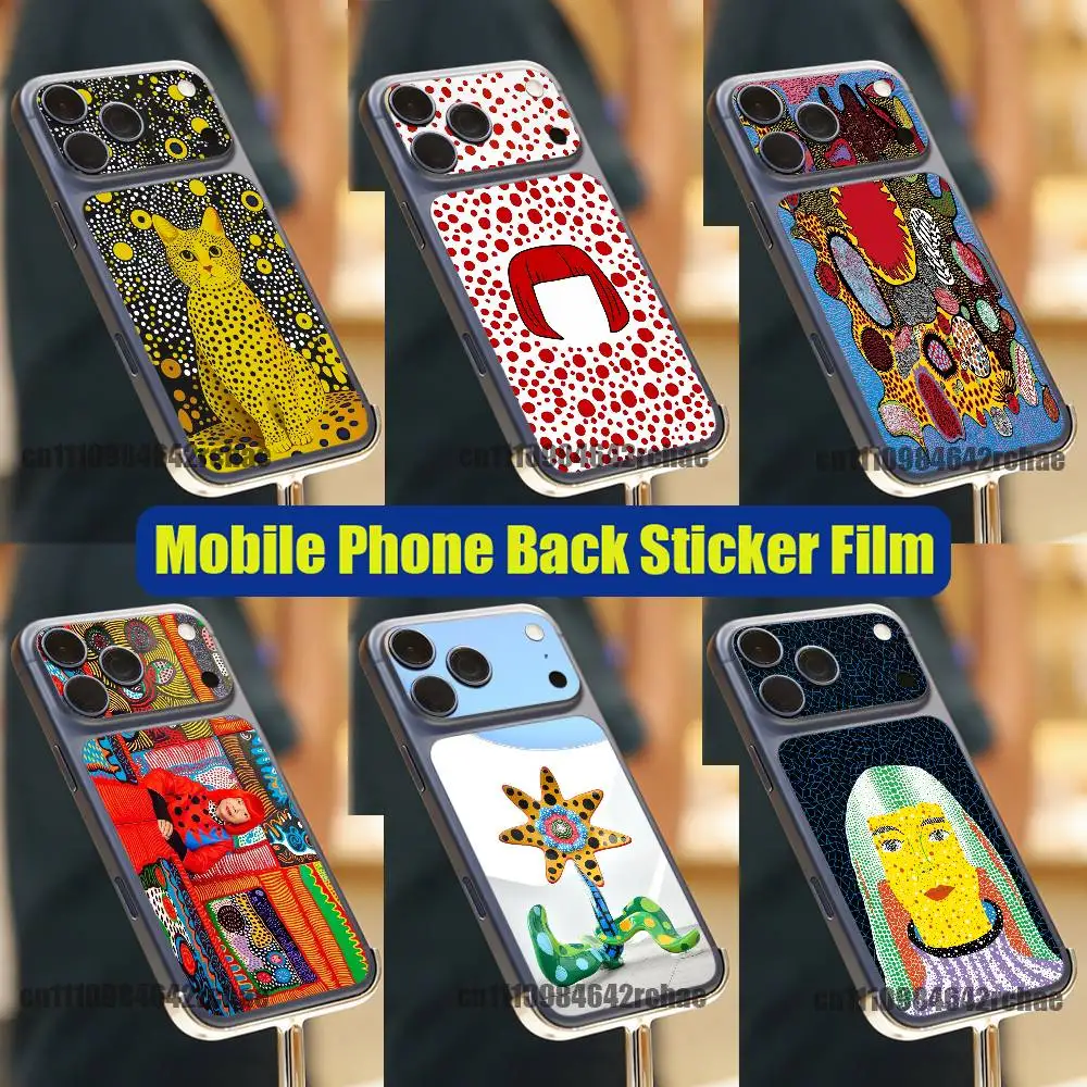 For Y-Yayoi Art K-Kusama Phone Back Film Sticker iPhone 17 Pro Max Decal Skin Wrap DIY Custom Films Stickers Cover
For Y-Yayoi Art K-Kusama Phone Back Film Sticker iPhone 17 Pro Max Decal Skin Wrap DIY Custom Films Stickers Cover
