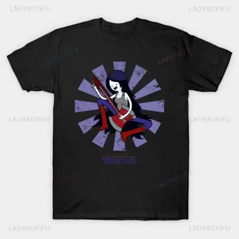 Marceline The Vampire Queen T-shirt for Men and Women Japanese Retro Adventure Time Cotton T-shirts Harajuku Street Casual Wear
Marceline The Vampire Queen T-shirt for Men and Women Japanese Retro Adventure Time Cotton T-shirts Harajuku Street Casual Wear