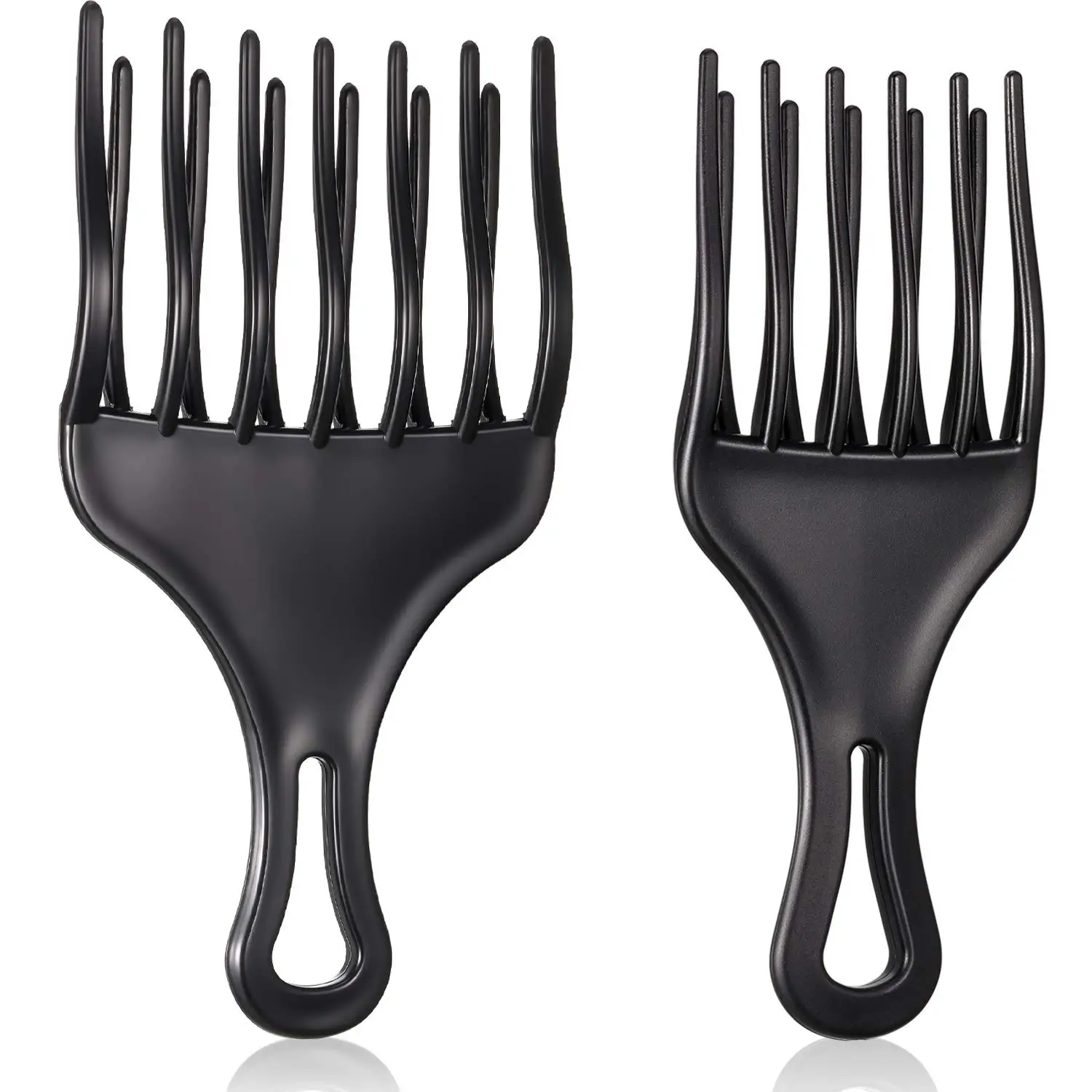 2Pcs Double Fist Shaped Hair Lift Pick Combs Set, Plastic Wide Tooth Detangler for Afro Curly Natural Hair, Practical Braid & Wig Detangling Styling Tool, Essential Hairdressing Accessory for Professional Barber Salon Daily Hair Grooming
2Pcs Double Fist Shaped Hair Lift Pick Combs Set, Plastic Wide Tooth Detangler for Afro Curly Natural Hair, Practical Braid & Wig Detangling Styling Tool, Essential Hairdressing Accessory for Professional Barber Salon Daily Hair Grooming