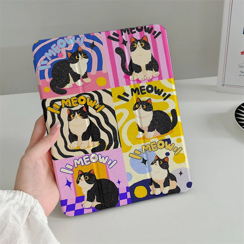 Kawaii Black Cat Case For iPad 11 Pro 11 inch Air 2024 2025 iPad Air 5/4 10.9 10.2 9.7 inch 10.5 mini 7 6 Cover with Pen Holder
Kawaii Black Cat Case For iPad 11 Pro 11 inch Air 2024 2025 iPad Air 5/4 10.9 10.2 9.7 inch 10.5 mini 7 6 Cover with Pen Holder