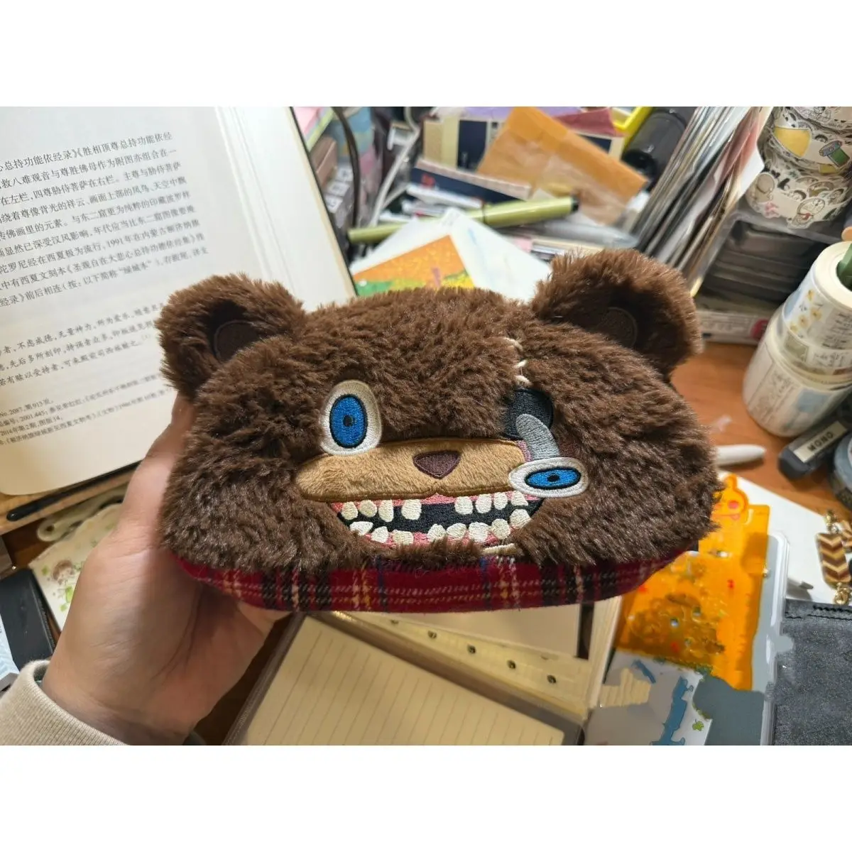 New Kawaii Zombie Bear Plush Cute Storage Bag Anime Cute Cartoon Large Capacity Makeup Bag Pen Bag Girls Halloween Gifts Toys
New Kawaii Zombie Bear Plush Cute Storage Bag Anime Cute Cartoon Large Capacity Makeup Bag Pen Bag Girls Halloween Gifts Toys