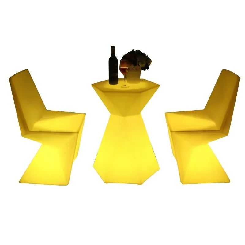 Customized Product Portable Plastic Led Light up Outdoor LED Furniture Bar Chair LED Table
Customized Product Portable Plastic Led Light up Outdoor LED Furniture Bar Chair LED Table