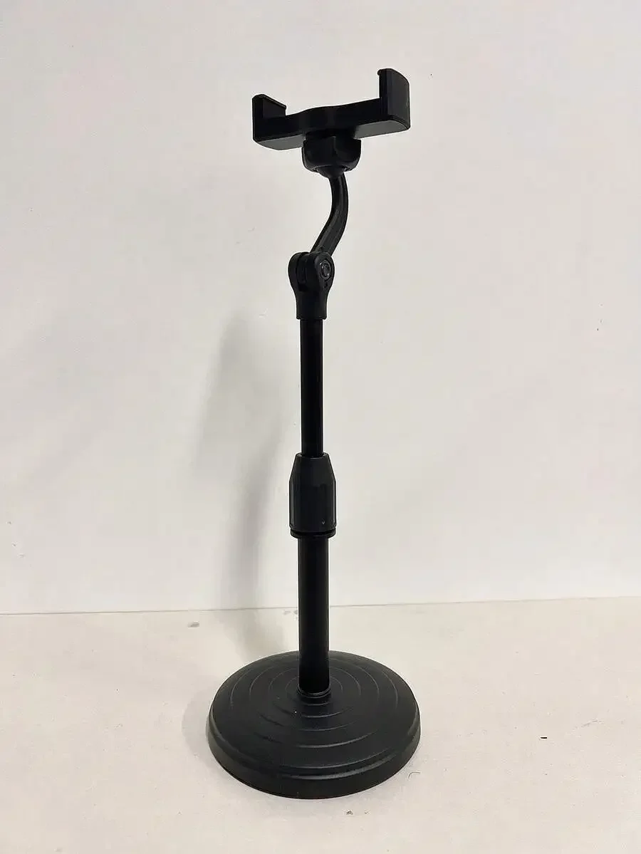 Black Adjustable Desktop Phone Holder 360° Rotatable Stand For iPhone Android Livestreaming
Black Adjustable Desktop Phone Holder 360° Rotatable Stand For iPhone Android Livestreaming