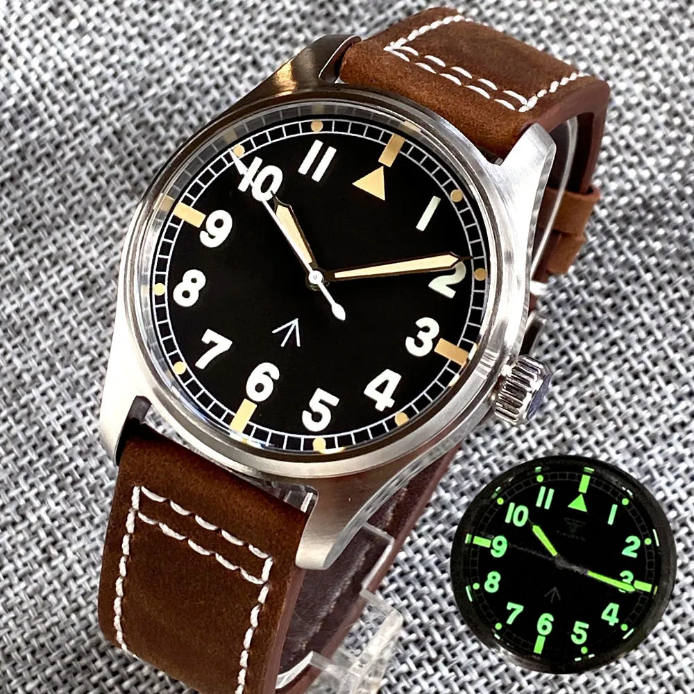 39 мм Tandorio 24 Jewels NH35A PT5000 пилот автоматические мужские часы зеленый светящийся циферблат сапфировое стекло 200 м водонепроницаемый кожаный ремешок
39 мм Tandorio 24 Jewels NH35A PT5000 пилот автоматические мужские часы зеленый светящийся циферблат сапфировое стекло 200 м водонепроницаемый кожаный ремешок