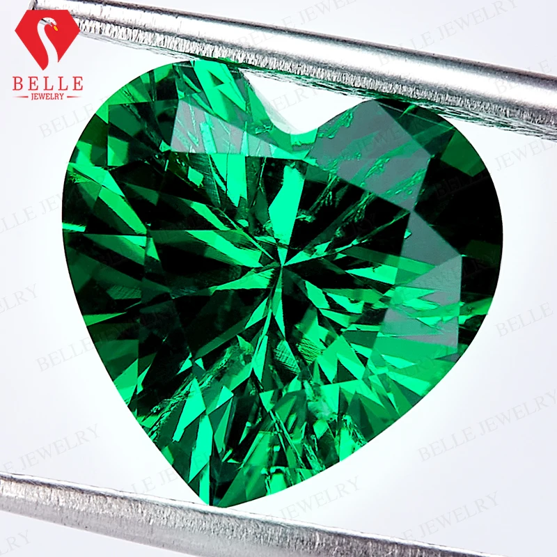 Lab Grown Hydrothermal Lab Grown Colombian Gems Heart Brilliant Cut Emerald AGL Certificated Diamond Beads Jewelry Making Gems
Lab Grown Hydrothermal Lab Grown Colombian Gems Heart Brilliant Cut Emerald AGL Certificated Diamond Beads Jewelry Making Gems