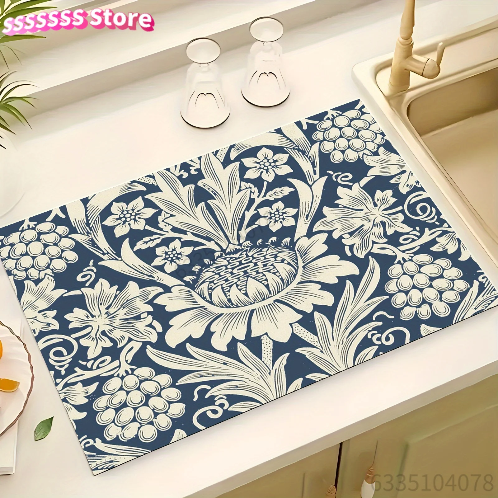 William Morris Vintage Pattern, Plate Dryer Sheets, Table Mats, Patio Table Decor, Kitchen Supplies, Coffee Machine Diatom Sludg
William Morris Vintage Pattern, Plate Dryer Sheets, Table Mats, Patio Table Decor, Kitchen Supplies, Coffee Machine Diatom Sludg