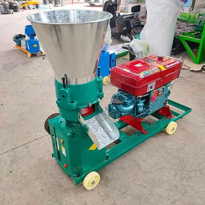 8HP Diesel Feed Pellet Machine 150-200kg/h Farm Animal Feed Granulator
8HP Diesel Feed Pellet Machine 150-200kg/h Farm Animal Feed Granulator