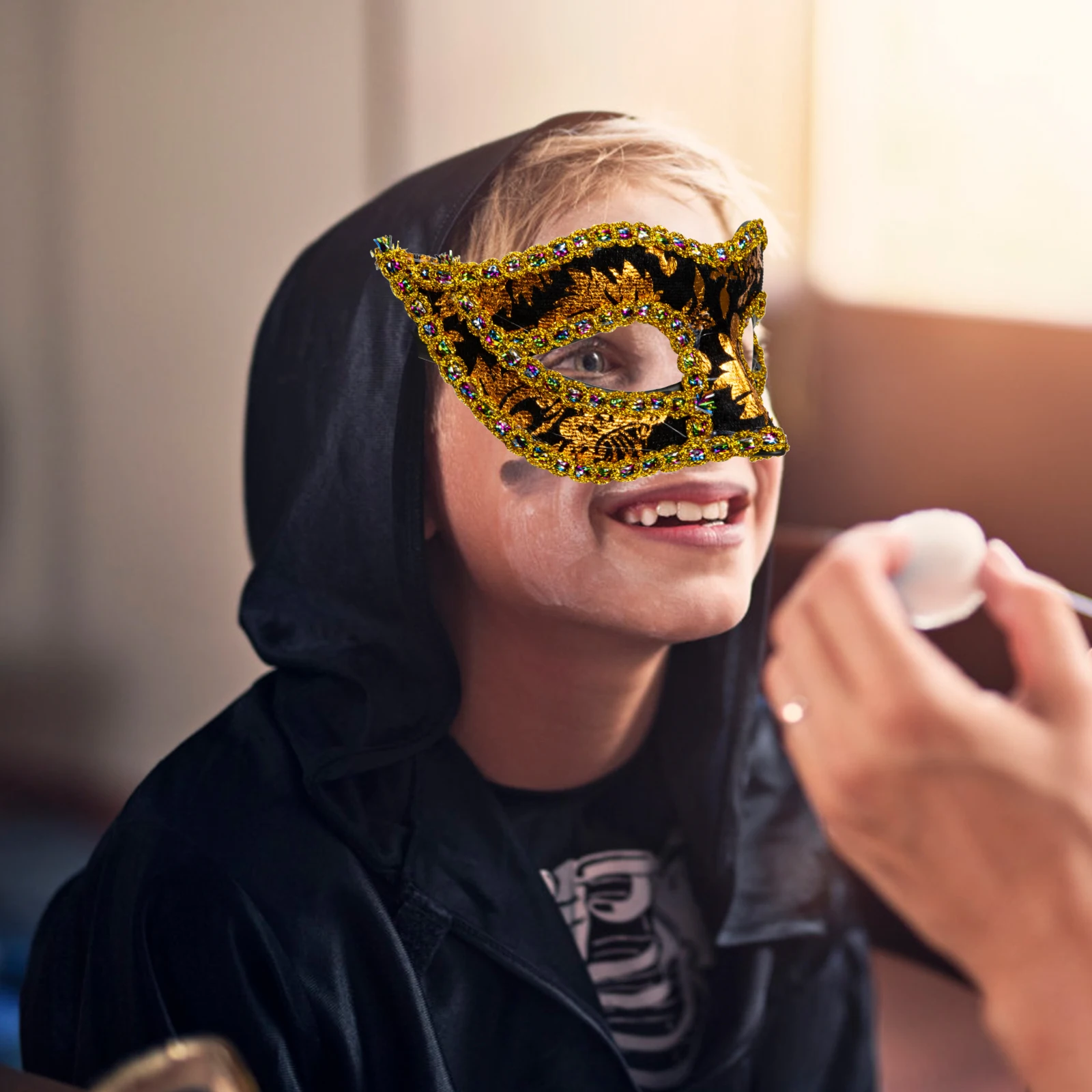 4 Pcs Men's Mask Retro Plastic Masquerade Masks for Halloween Costume Party Adjustable Strap Fit Adults Children
4 Pcs Men's Mask Retro Plastic Masquerade Masks for Halloween Costume Party Adjustable Strap Fit Adults Children