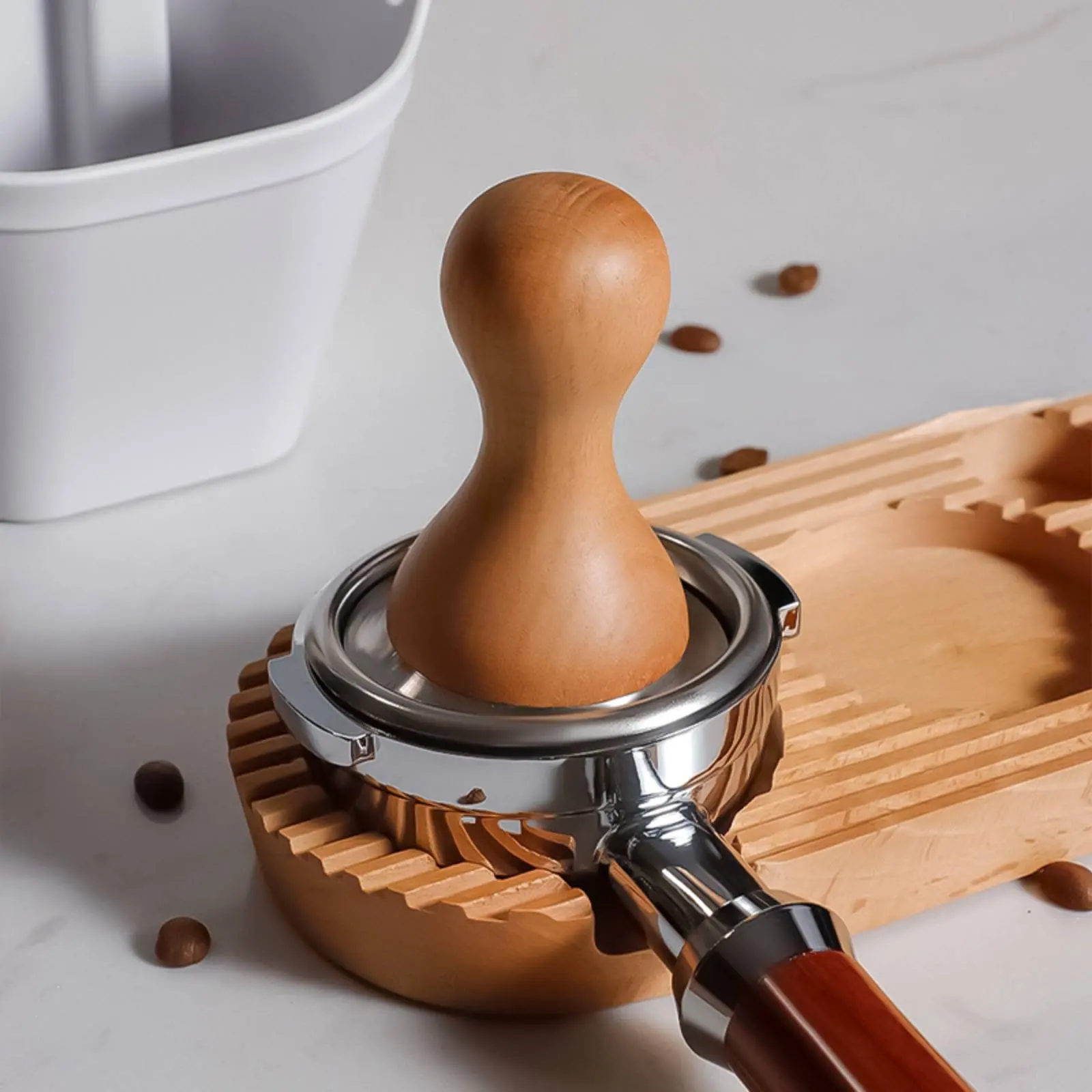 58 Mm Coffee Tamper Solid Base 58 Mm Tamper Stainless Steel Espresso Press Easy to Grip for Baristas
58 Mm Coffee Tamper Solid Base 58 Mm Tamper Stainless Steel Espresso Press Easy to Grip for Baristas