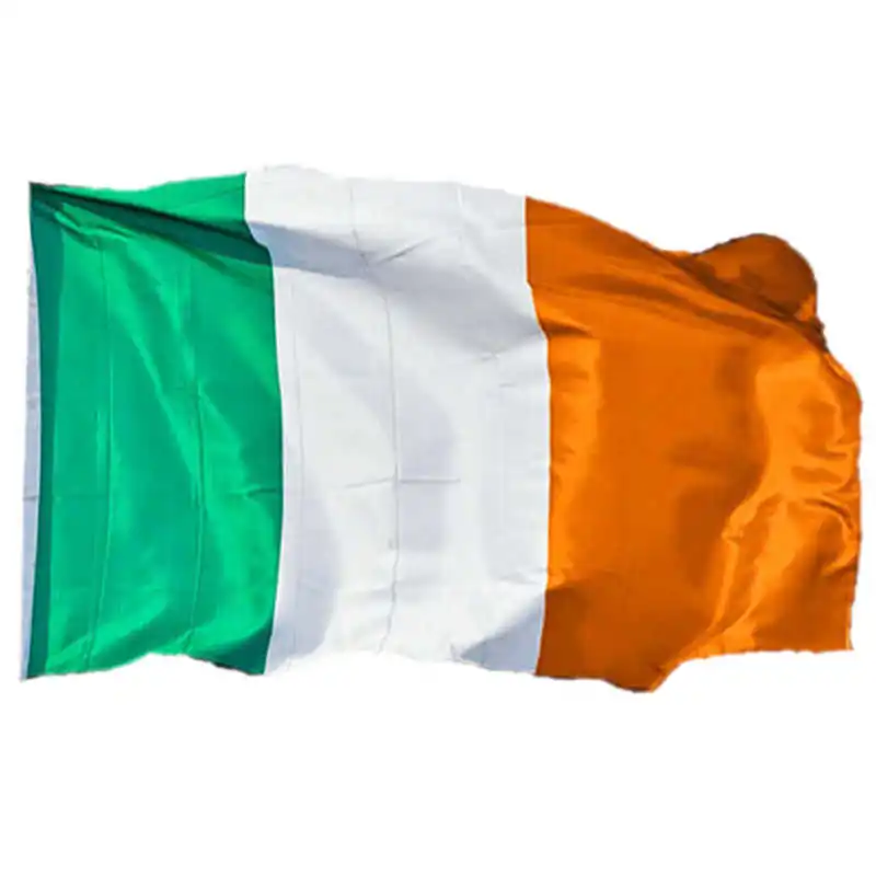 Ireland Flag 90x150cm Polyester Printed Indoor Outdoor National Irish Flags Banners For Decoration Celebration Parade Sport
Ireland Flag 90x150cm Polyester Printed Indoor Outdoor National Irish Flags Banners For Decoration Celebration Parade Sport