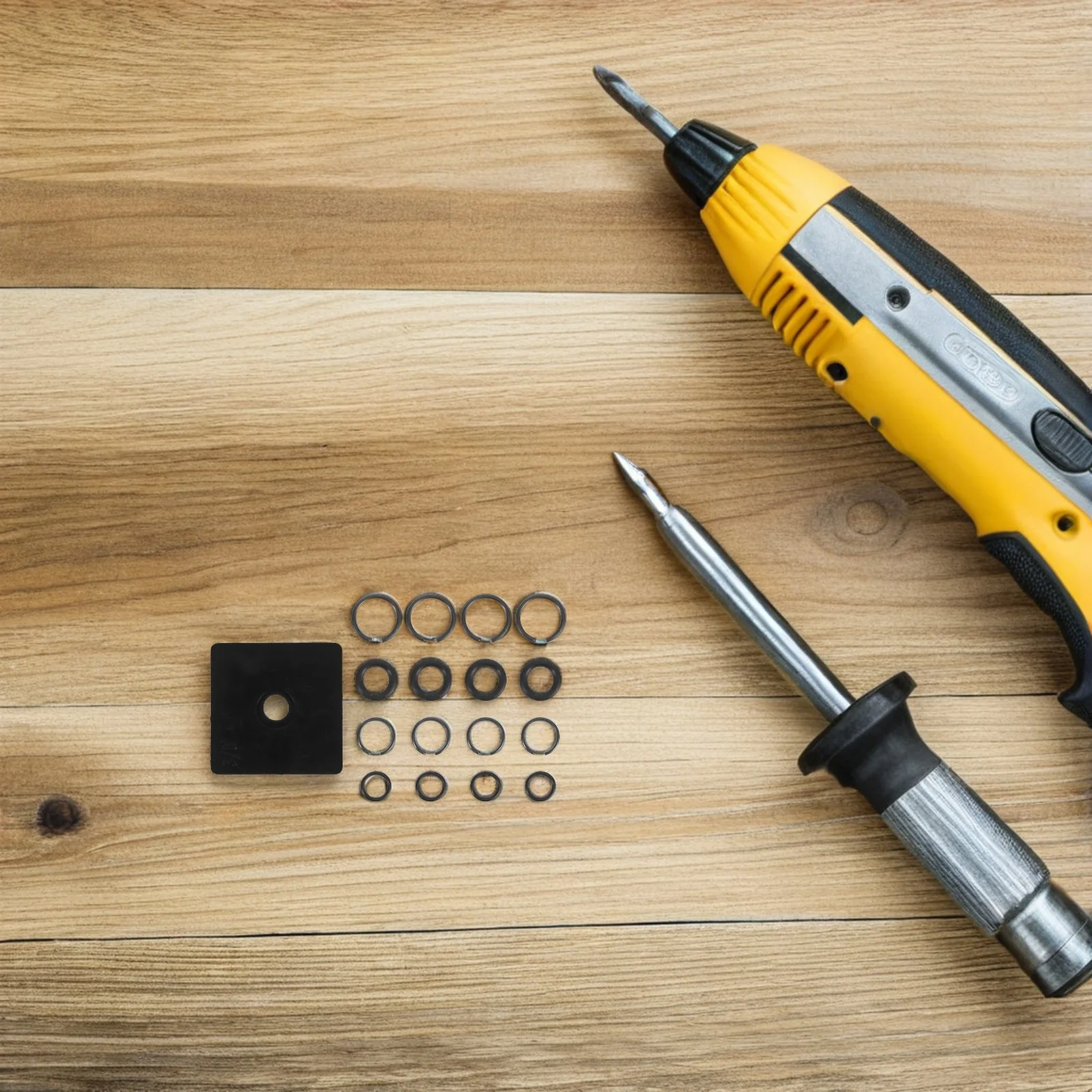 17Pcs Impact Wrench Retaining Ring Clip Set O-Ring Design Fast Change System Suitable for Pneumatic Impact Wrench Anvil Install
17Pcs Impact Wrench Retaining Ring Clip Set O-Ring Design Fast Change System Suitable for Pneumatic Impact Wrench Anvil Install