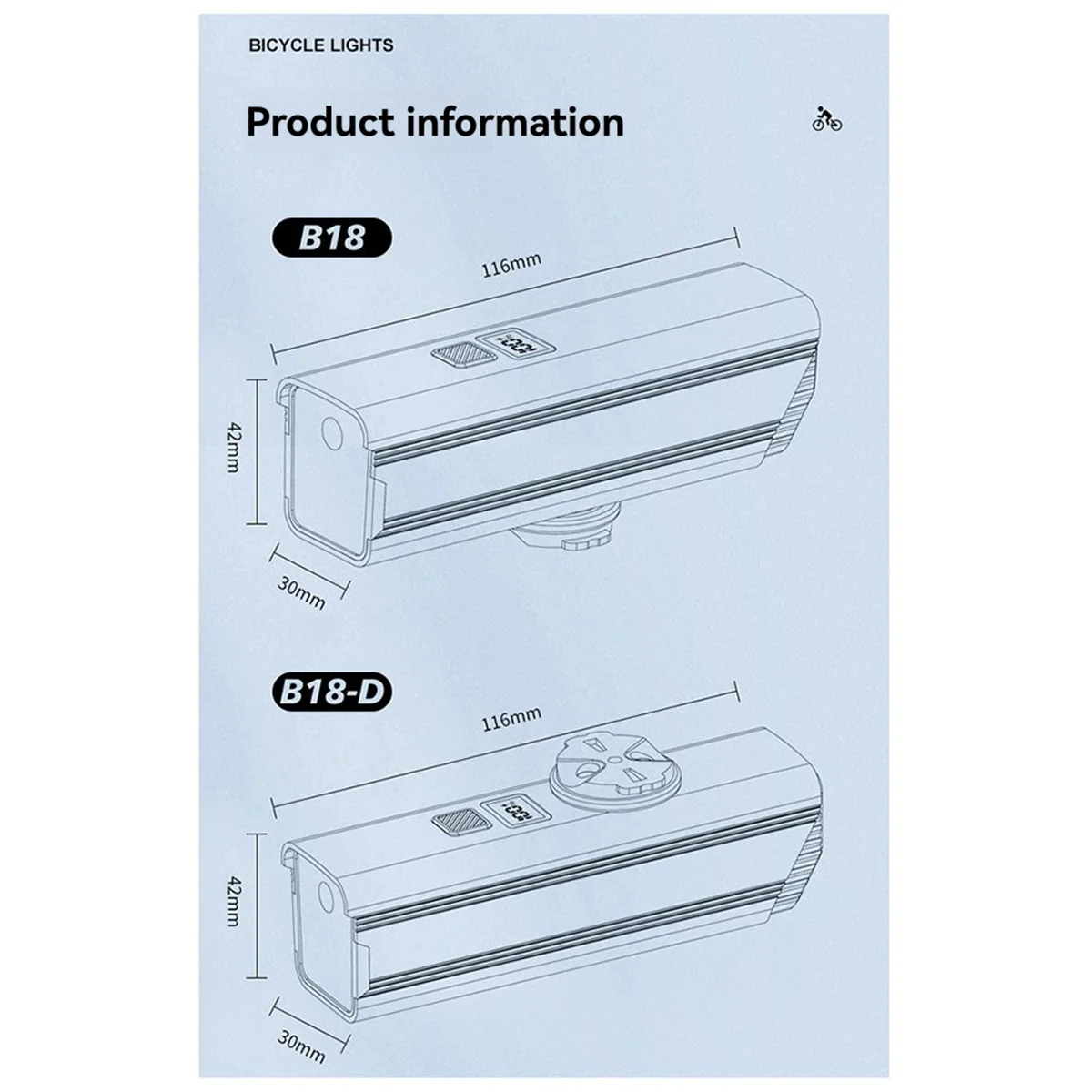 New 3C-Digital Display Bicycle Light High and Low Light Switch Cycling Light Outdoor Equipment Bicycle Front Light
New 3C-Digital Display Bicycle Light High and Low Light Switch Cycling Light Outdoor Equipment Bicycle Front Light