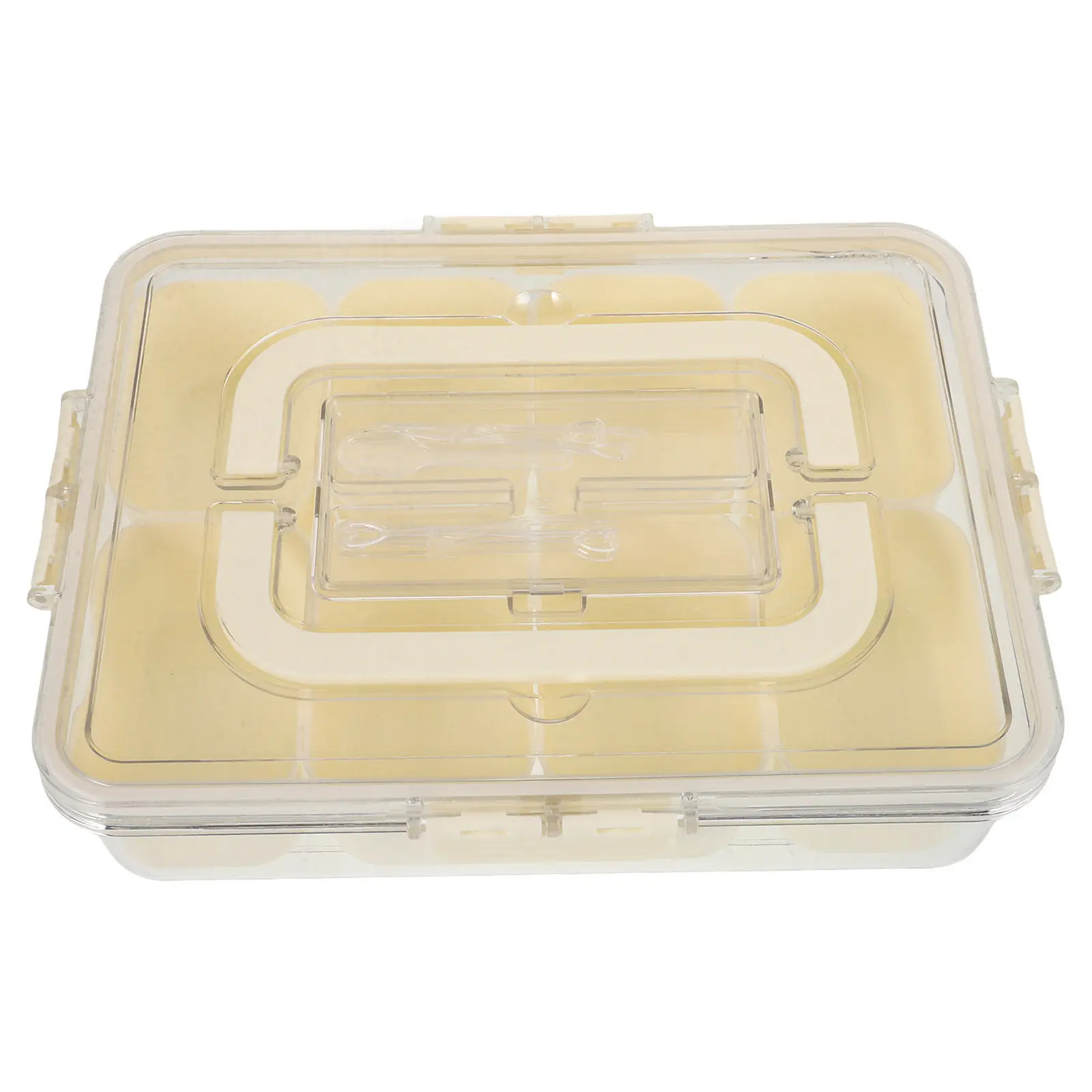 Heavy Duty Refrigerator Storage Container with Divided Compartments Airtight Lid Portable Handle for Fresh Food Fruits
Heavy Duty Refrigerator Storage Container with Divided Compartments Airtight Lid Portable Handle for Fresh Food Fruits