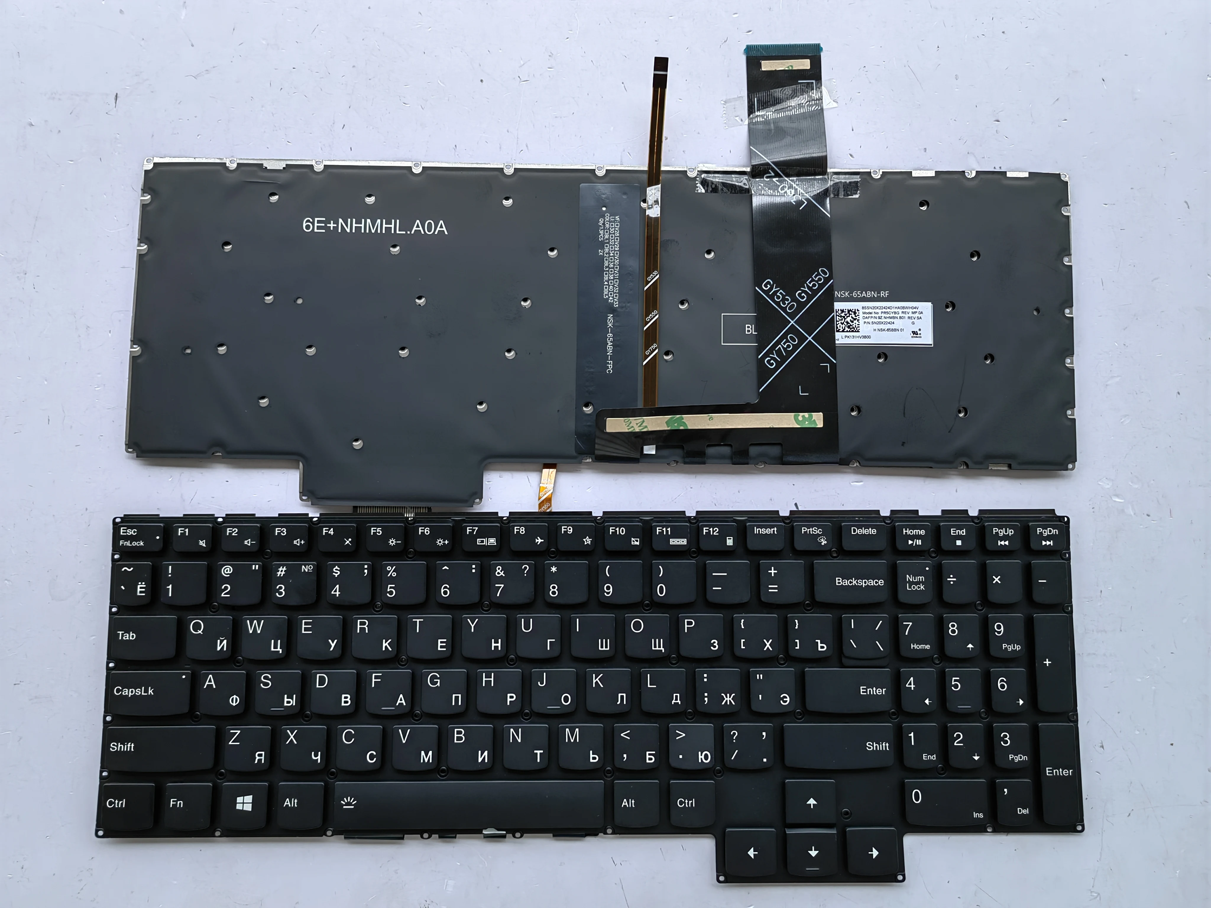 RU Layout for Lenovo Legion R7000 2020 Y7000P Y7000 2020 R7000P 2020 Laptop Keyboard
RU Layout for Lenovo Legion R7000 2020 Y7000P Y7000 2020 R7000P 2020 Laptop Keyboard