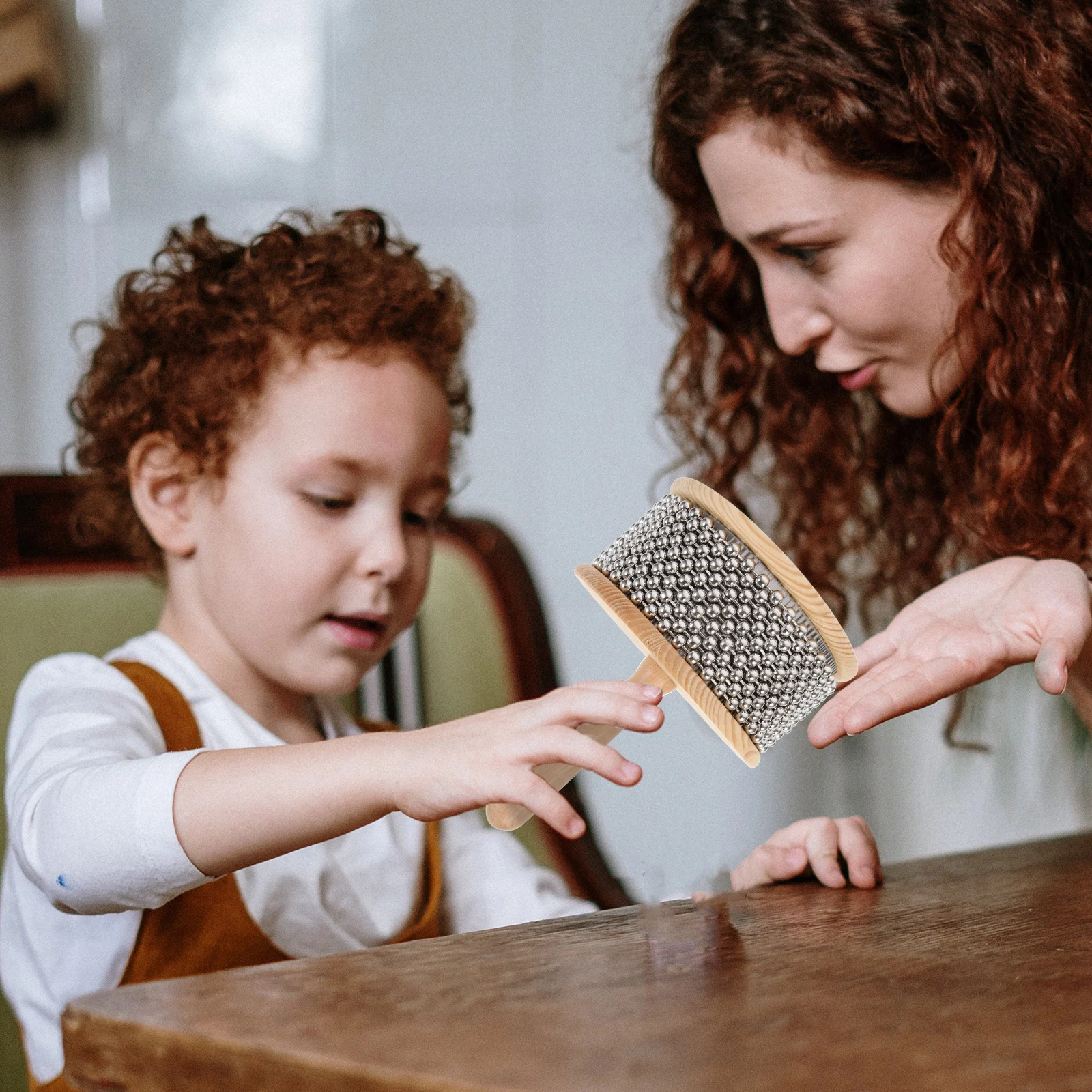 Metal Cabasa Percussion Plaything For Creative Musical Instrument Cognitive Sound Sensory Development Shaking Rattle
Metal Cabasa Percussion Plaything For Creative Musical Instrument Cognitive Sound Sensory Development Shaking Rattle