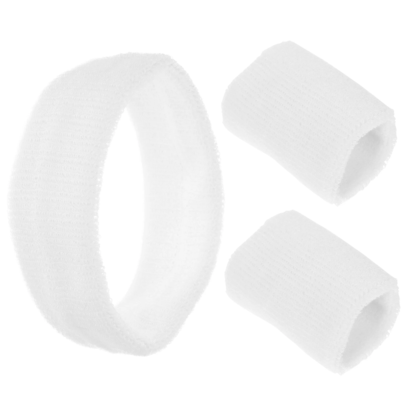 1 set White Sports Sweatbands Set Headband Wristbands for Men Women Yoga Running Adjustable Elastic Non Fitness
1 set White Sports Sweatbands Set Headband Wristbands for Men Women Yoga Running Adjustable Elastic Non Fitness