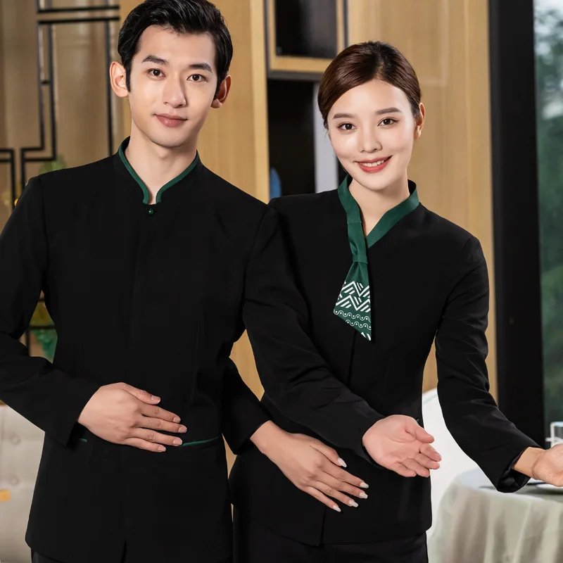 Hotel Restaurant Front Desk Waiter Work Uniform Long Sleeve Women Chinese Style Western Restaurant Hot Pot Restaurant Tea House
Hotel Restaurant Front Desk Waiter Work Uniform Long Sleeve Women Chinese Style Western Restaurant Hot Pot Restaurant Tea House