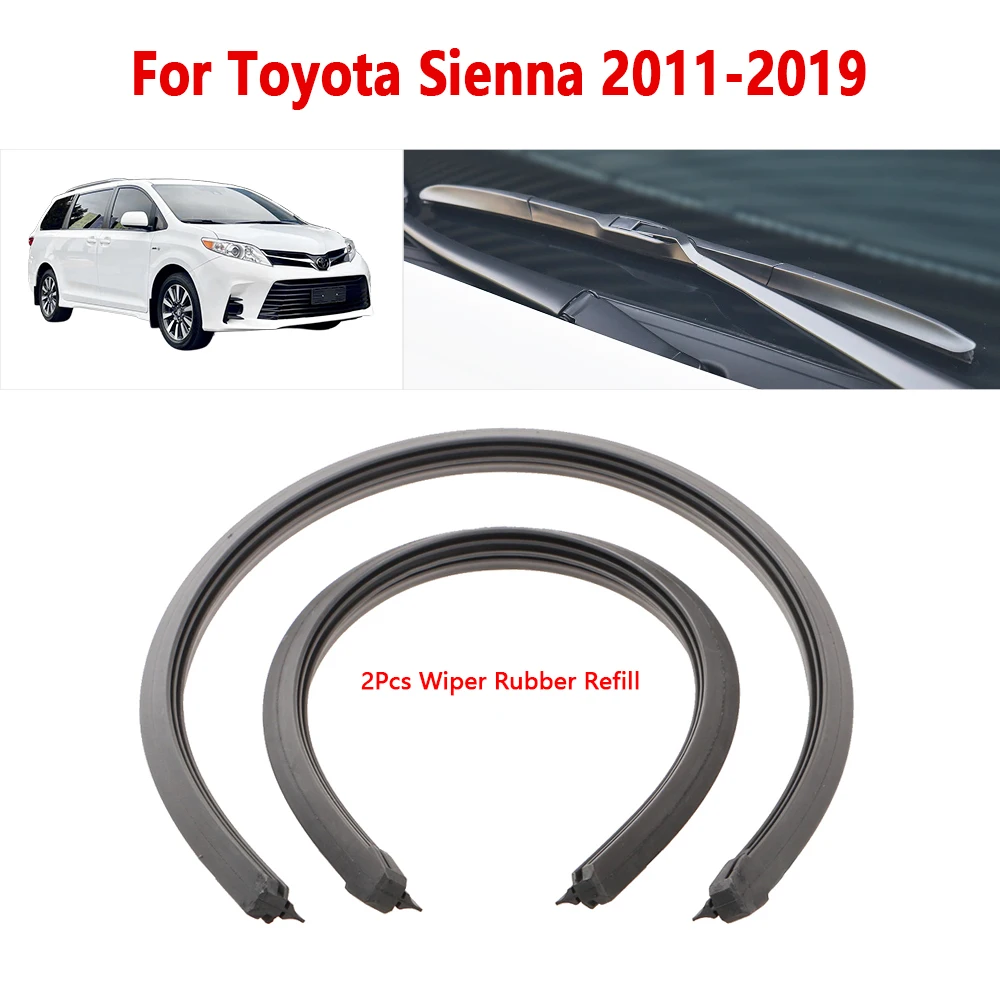 Wiper Rubber Strip 20" 28" for Toyota Sienna 2011 2012 2013 2014 2015 2016 2017 2018 2019 Car Wiper Refill Accessories 1Pair
Wiper Rubber Strip 20" 28" for Toyota Sienna 2011 2012 2013 2014 2015 2016 2017 2018 2019 Car Wiper Refill Accessories 1Pair