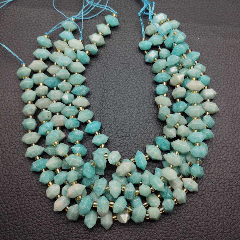 3 нити зеленого амазонита, граненые двусторонние просверленные целебные хрустальные бусины, 10 дюймов, нити
3 нити зеленого амазонита, граненые двусторонние просверленные целебные хрустальные бусины, 10 дюймов, нити