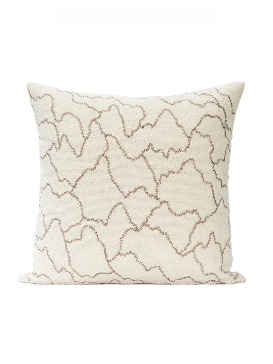 Modern Simple Orange Brown Embroidery Texture Pillow Living Room Sofa Square Pillow ELIN LONYAIN Home Decor Cuion Cover
Modern Simple Orange Brown Embroidery Texture Pillow Living Room Sofa Square Pillow ELIN LONYAIN Home Decor Cuion Cover